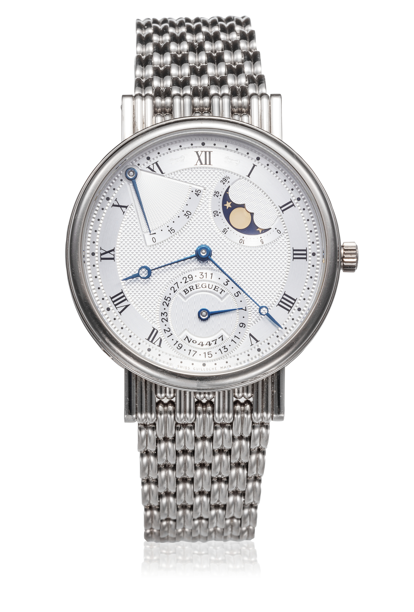 BREGUET REF. 3130, MOON PHASE POWER RESERVE WHITE GOLD