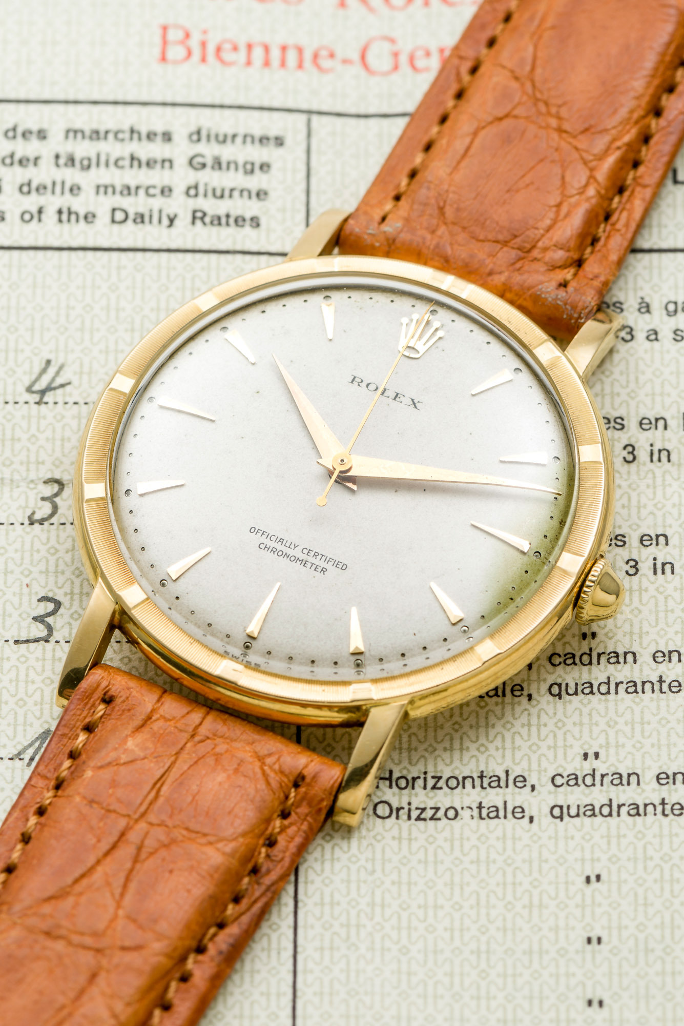 ROLEX, REF. 8952, YELLOW GOLD