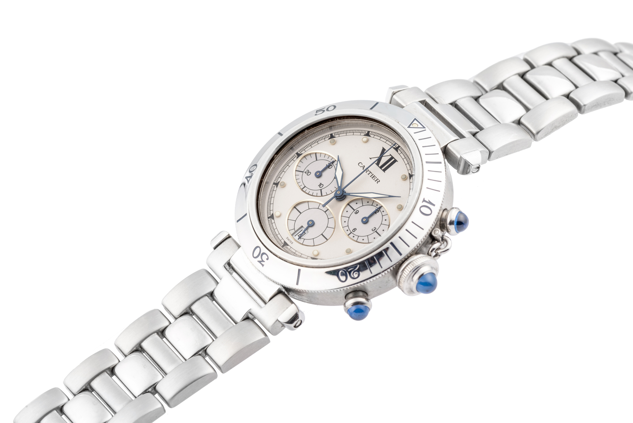 Cartier Pasha Chronograph steel