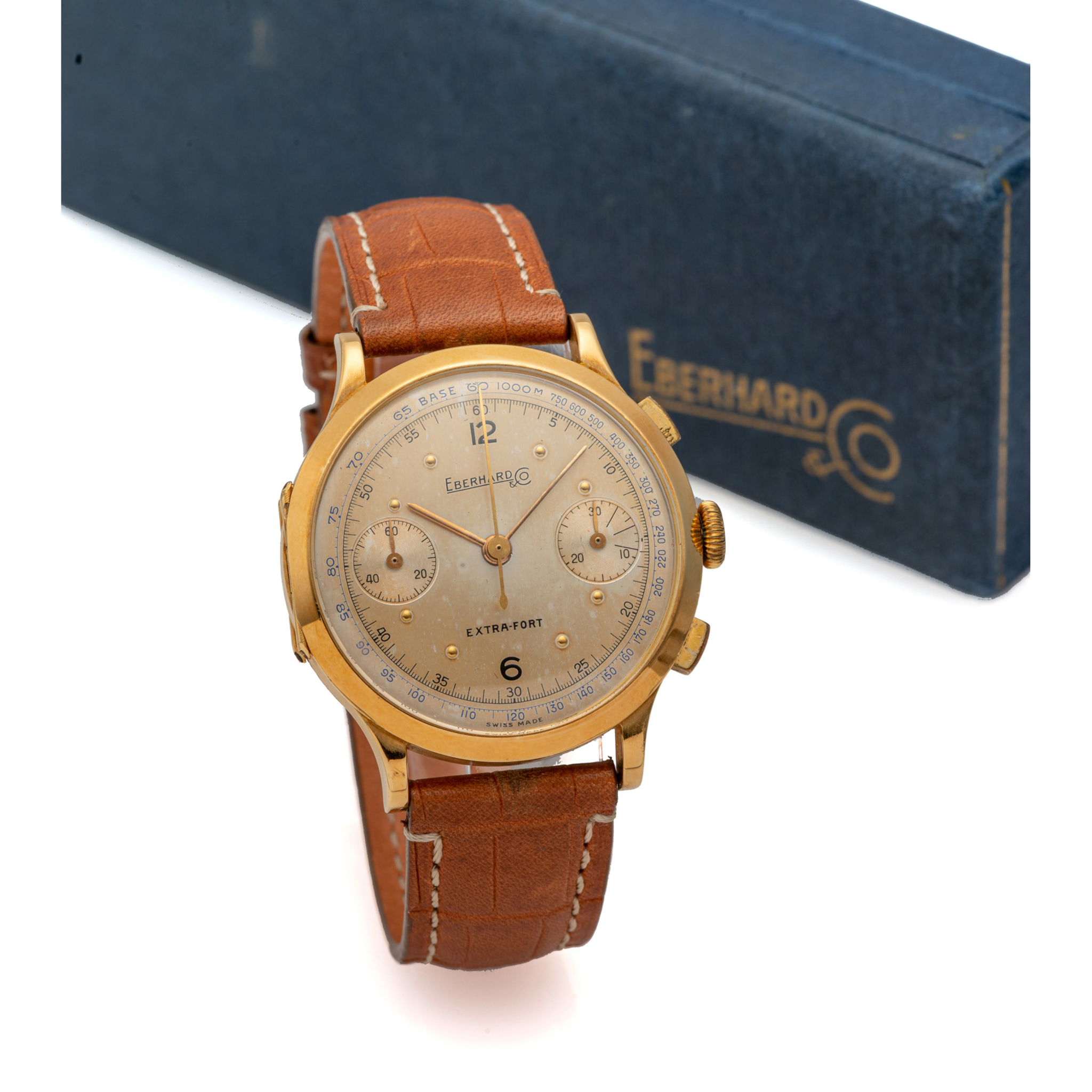 EBERHARD, EXTRA FORT, CHRONOGRAPH, YELLOW GOLD