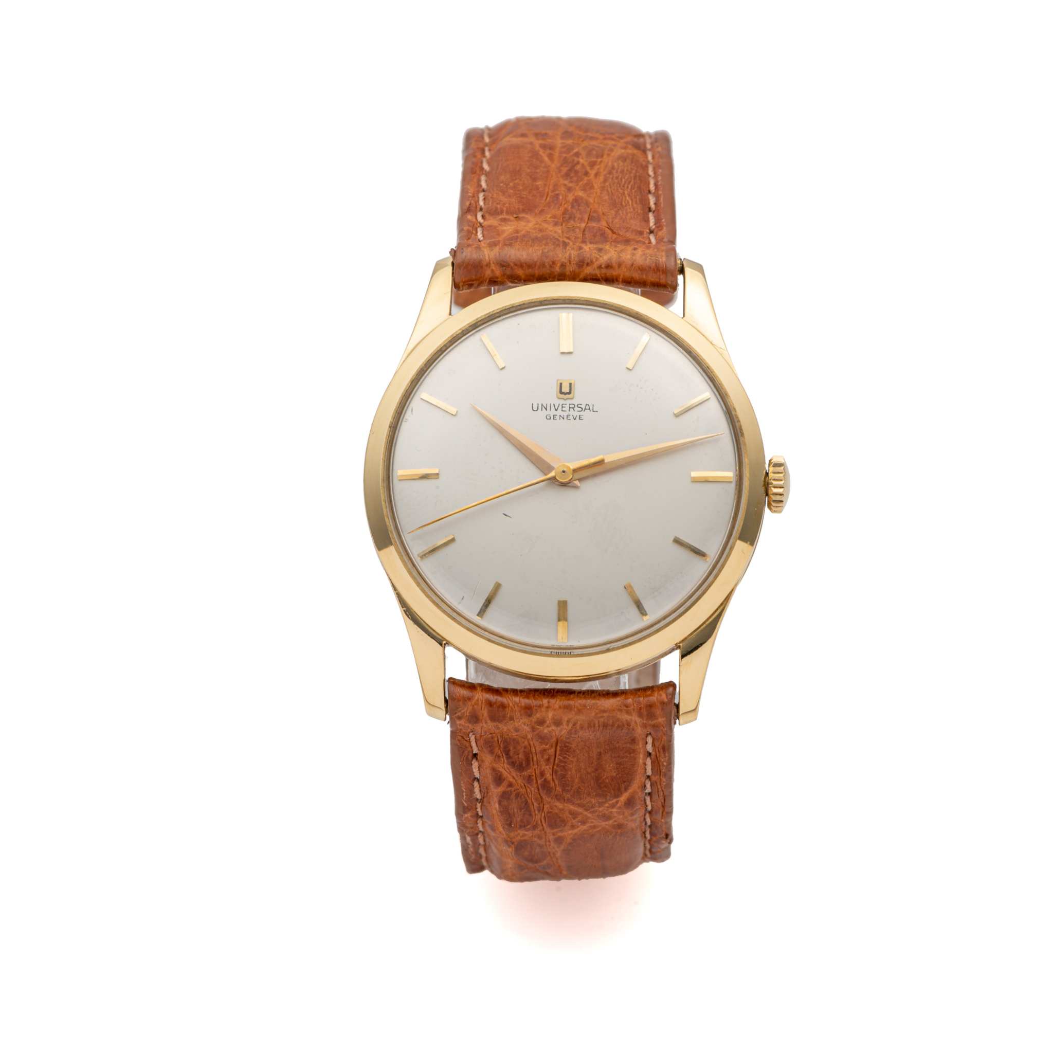 UNIVERSAL, REF. 10353, CAL. 215 AUTOMATIC, YELLOW GOLD