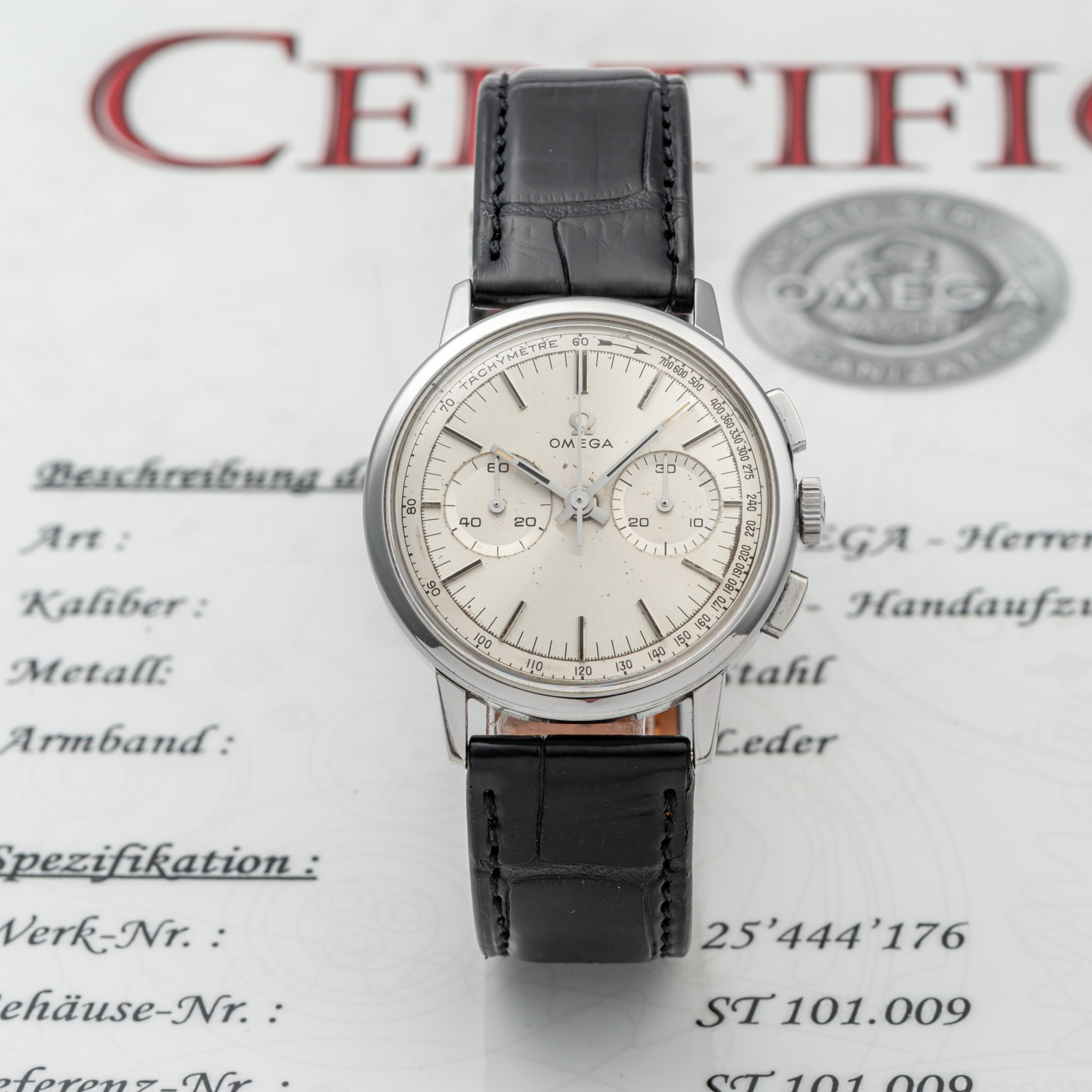 OMEGA, REF. 101.009, CALIBER 320, STEEL