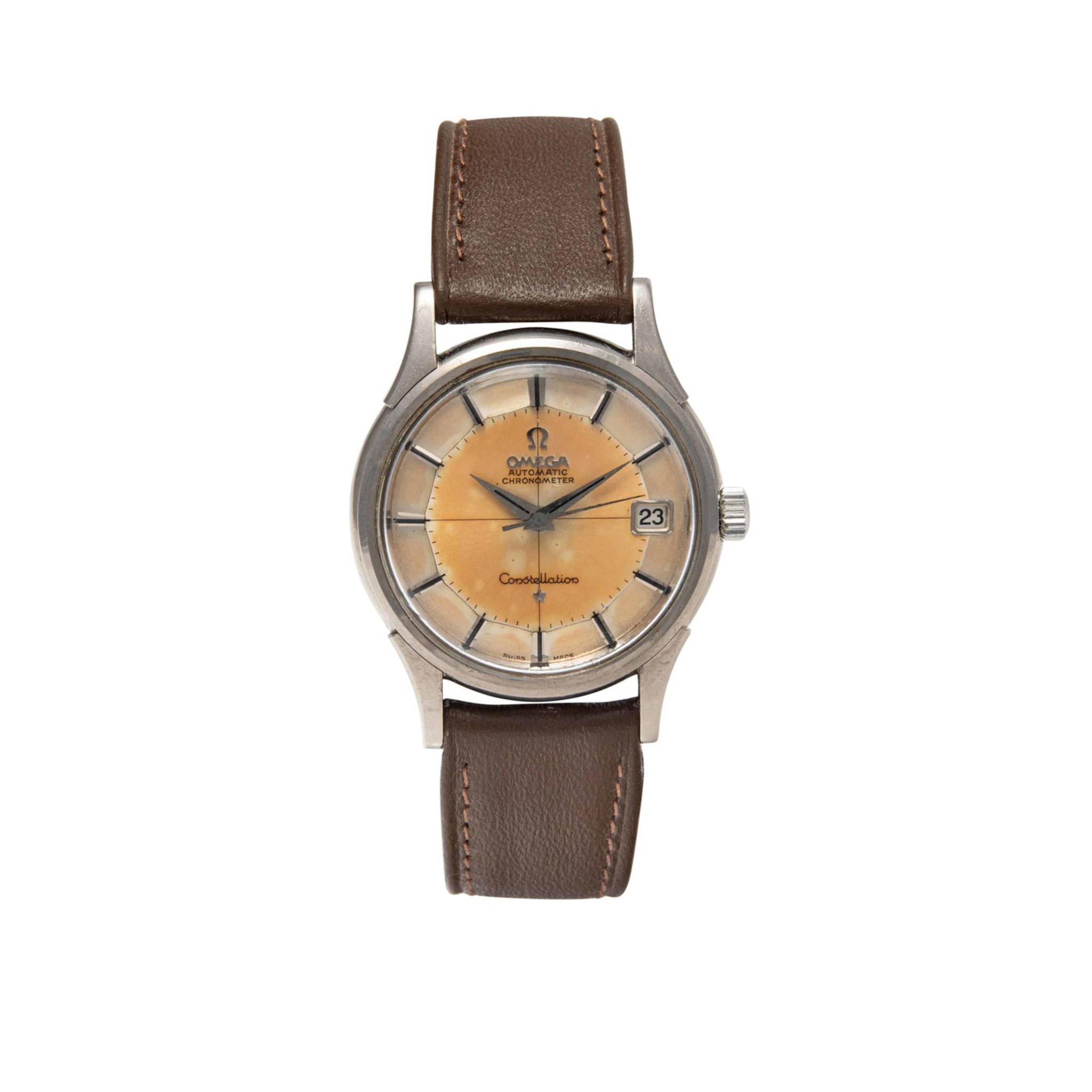 OMEGA, REF. 14393/4 SC, CHRONOMETER CONSTELLATION «PIE PAN», WHITE GOLD