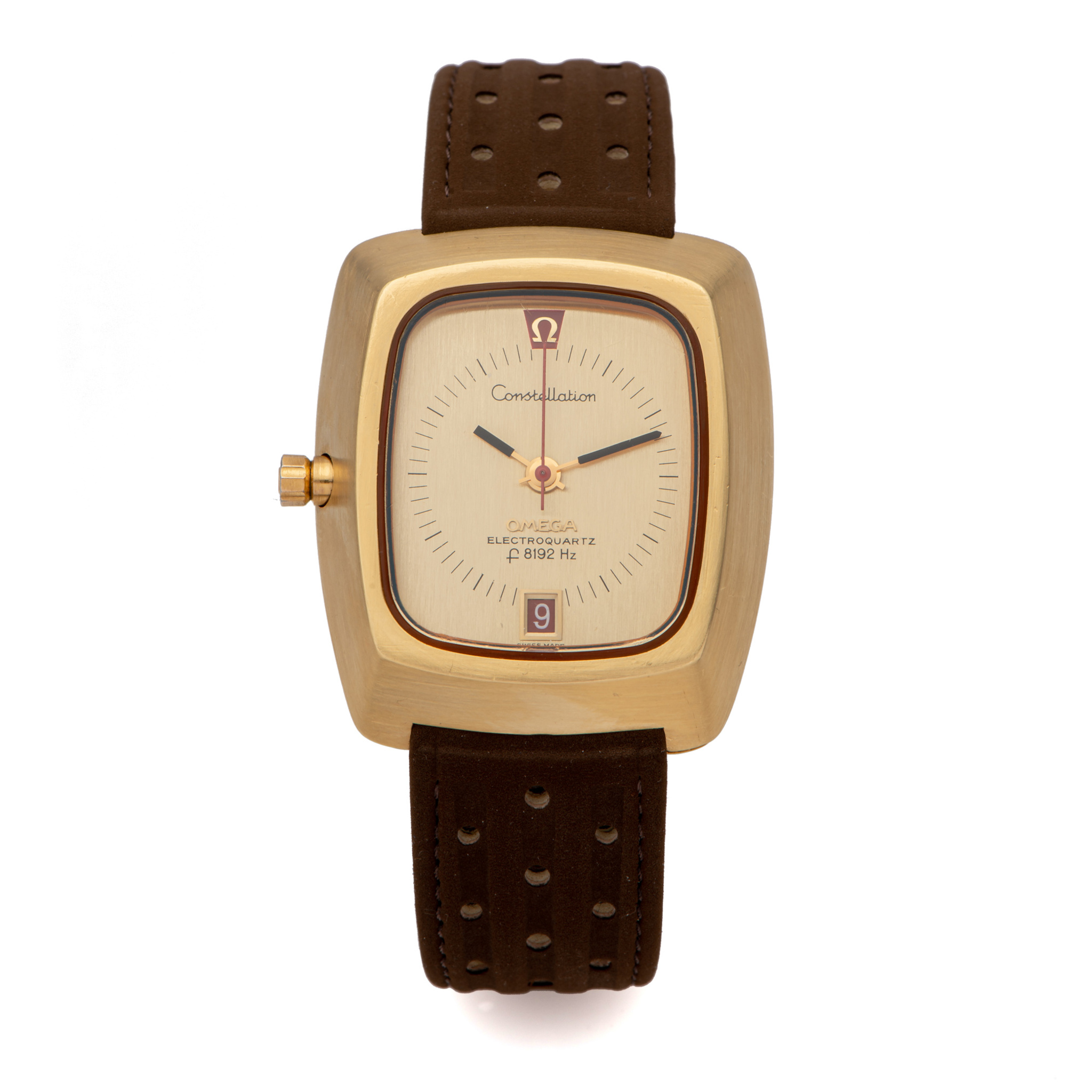 OMEGA, REF. 196.005, CONSTELLATION F8192, ELECTROQUARTZ, BETA 21, YELLOW GOLD
