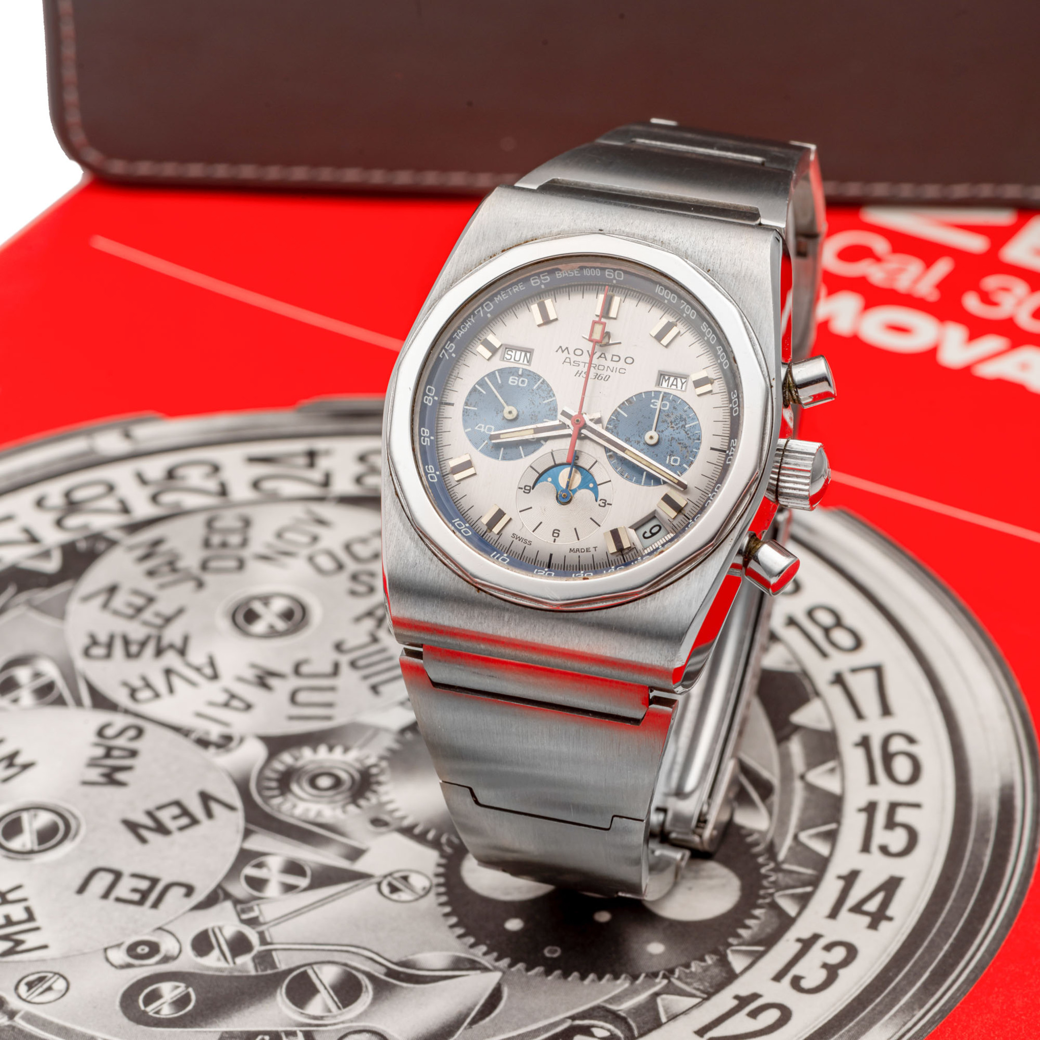 MOVADO, REF. 01.0010.436, SUBSEA ASTRONIC HS 360, TRIPLE DATE CHRONOGRAPH MOONPHASE, STEEL