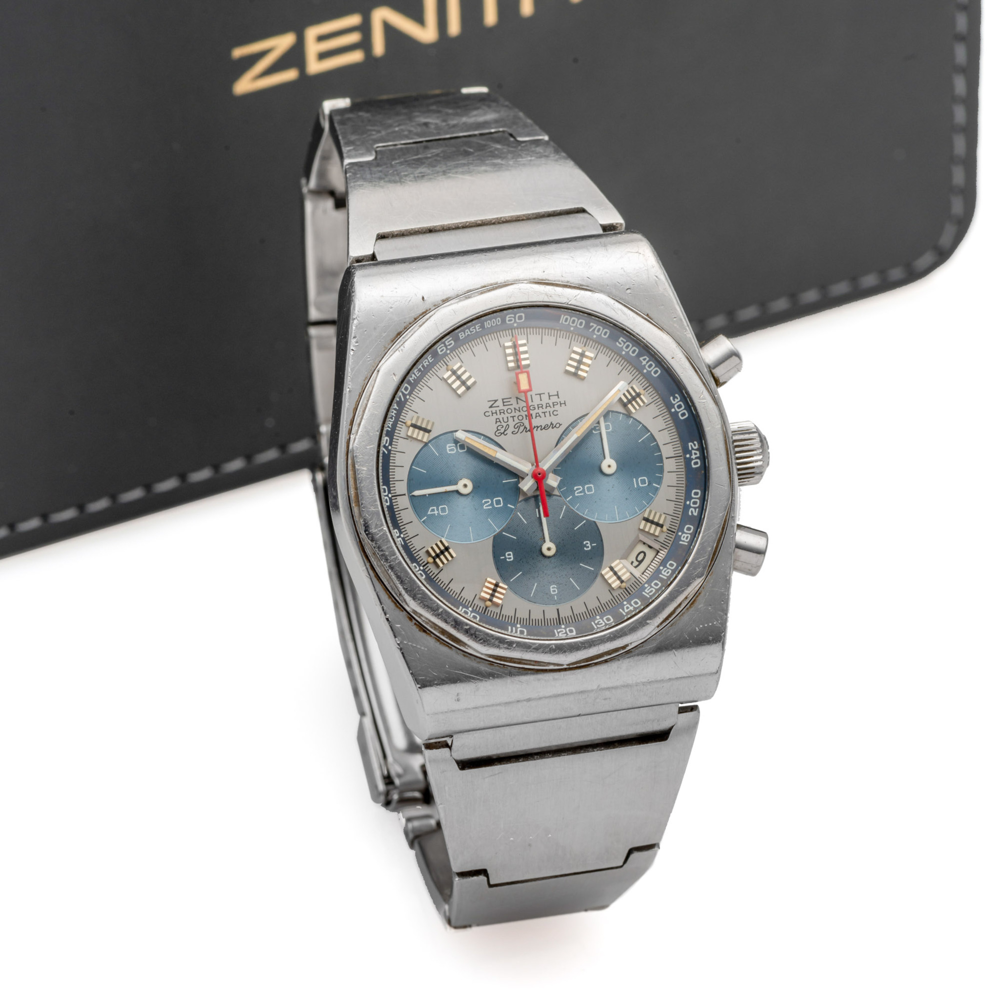 ZENITH, REF. A783, DEFY EL PRIMERO CHRONOGRAPH, SILVER DIAL, STEEL
