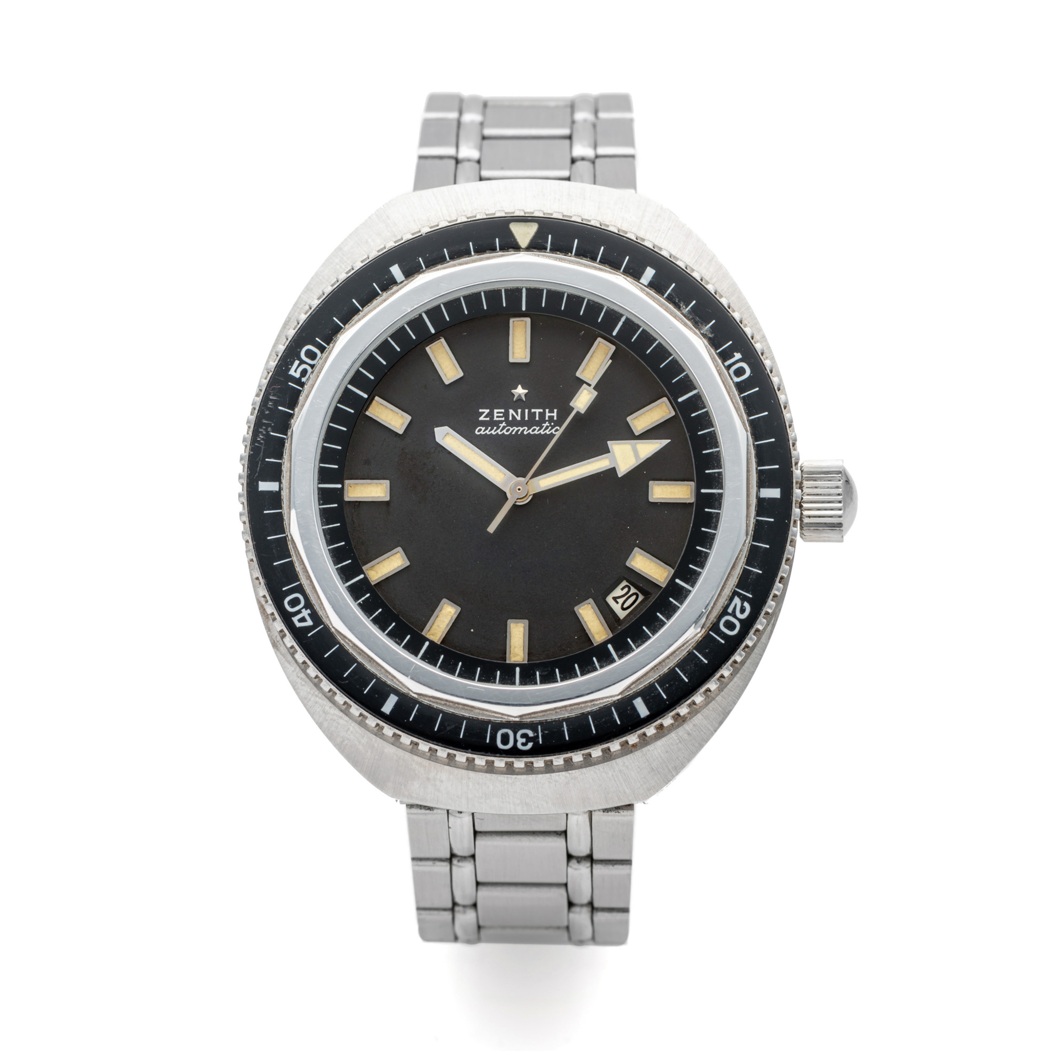 ZENITH, REF. A3637 DIVER, STEEL