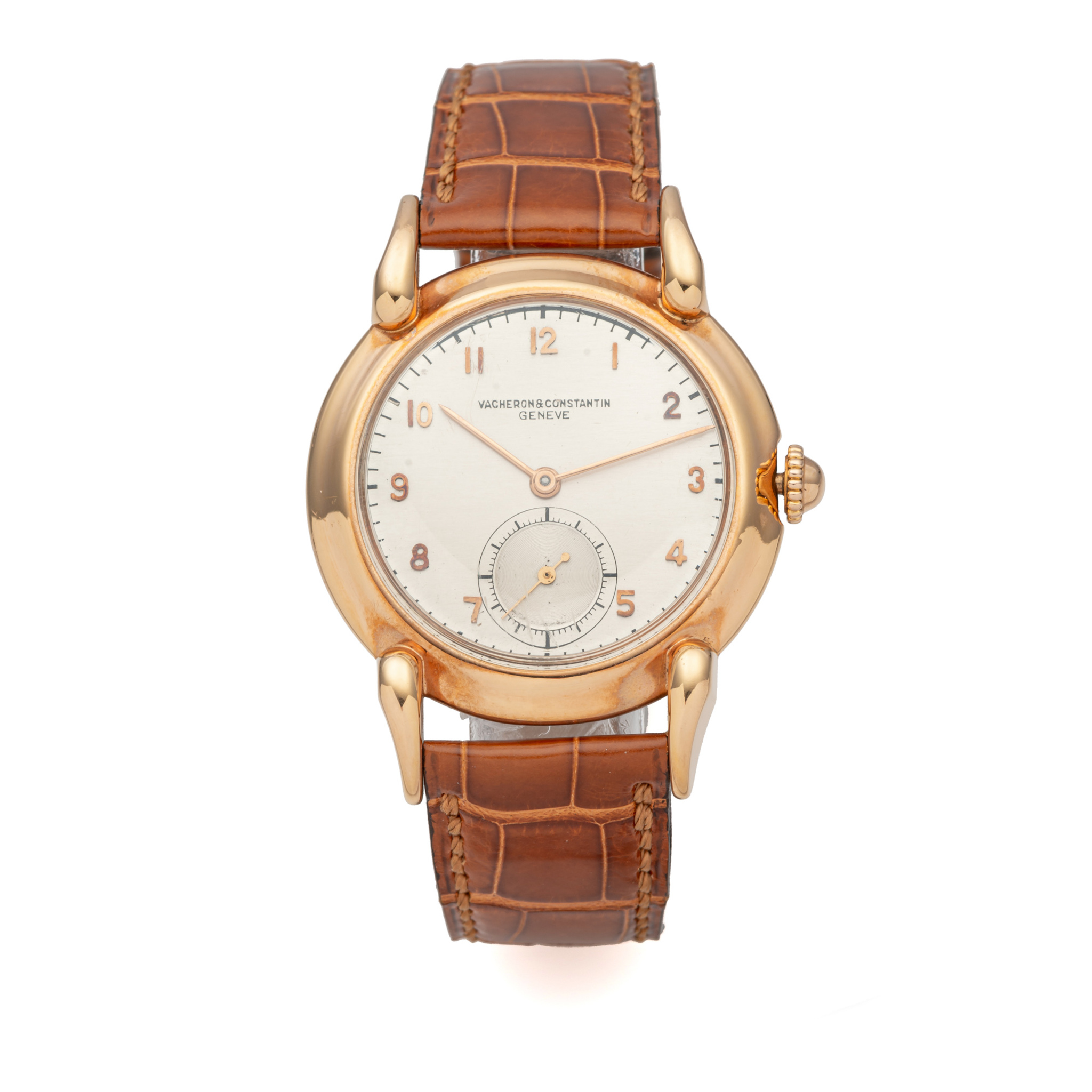 VACHERON CONSTANTIN, LARGE FANCY LUGS, PINK GOLD