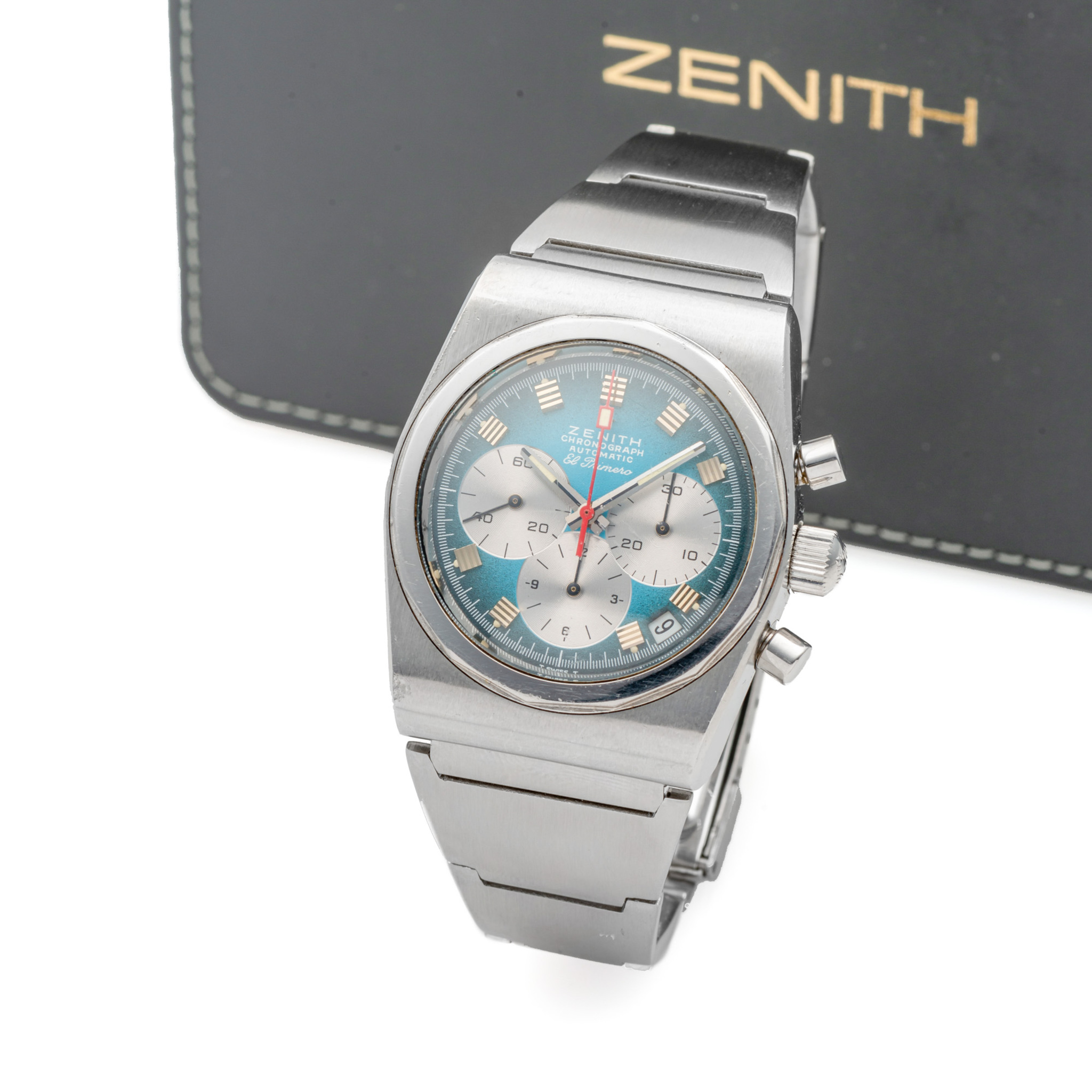 ZENITH, REF. A782, DEFY EL PRIMERO CHRONOGRAPH, BLUE DIAL, STEEL