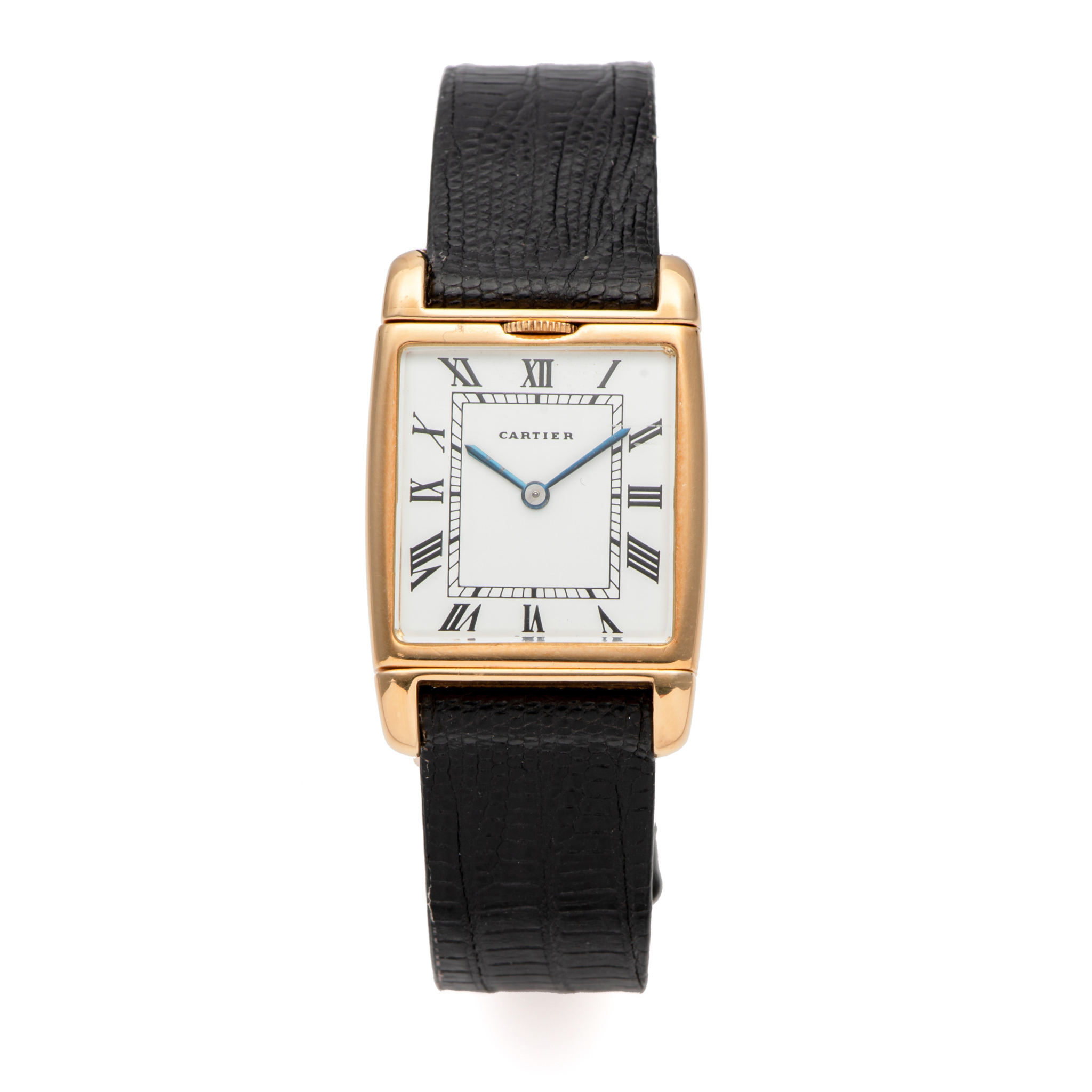 CARTIER, REVERSO, DUAL-SIDED, YELLOW GOLD