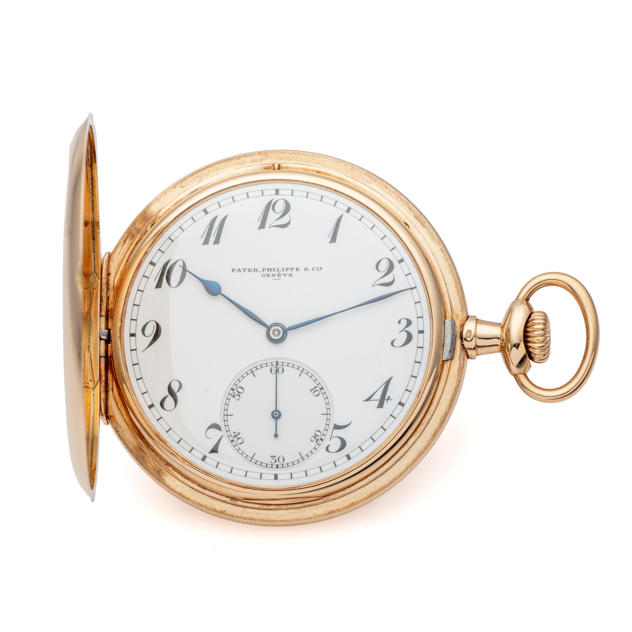 PATEK PHILIPPE, RETAIL BY BEYER, HUNTING CASE POCKET WATCH
