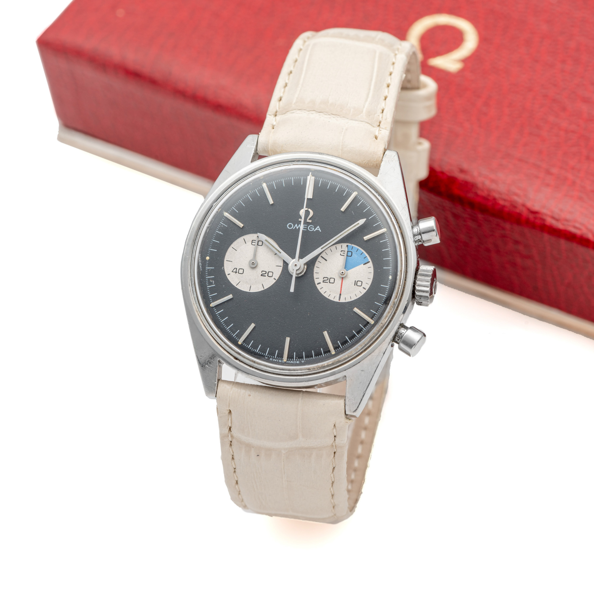 OMEGA, REF. 145.017, CHRONOGRAPH BLACK REGATTA DIAL, STEEL