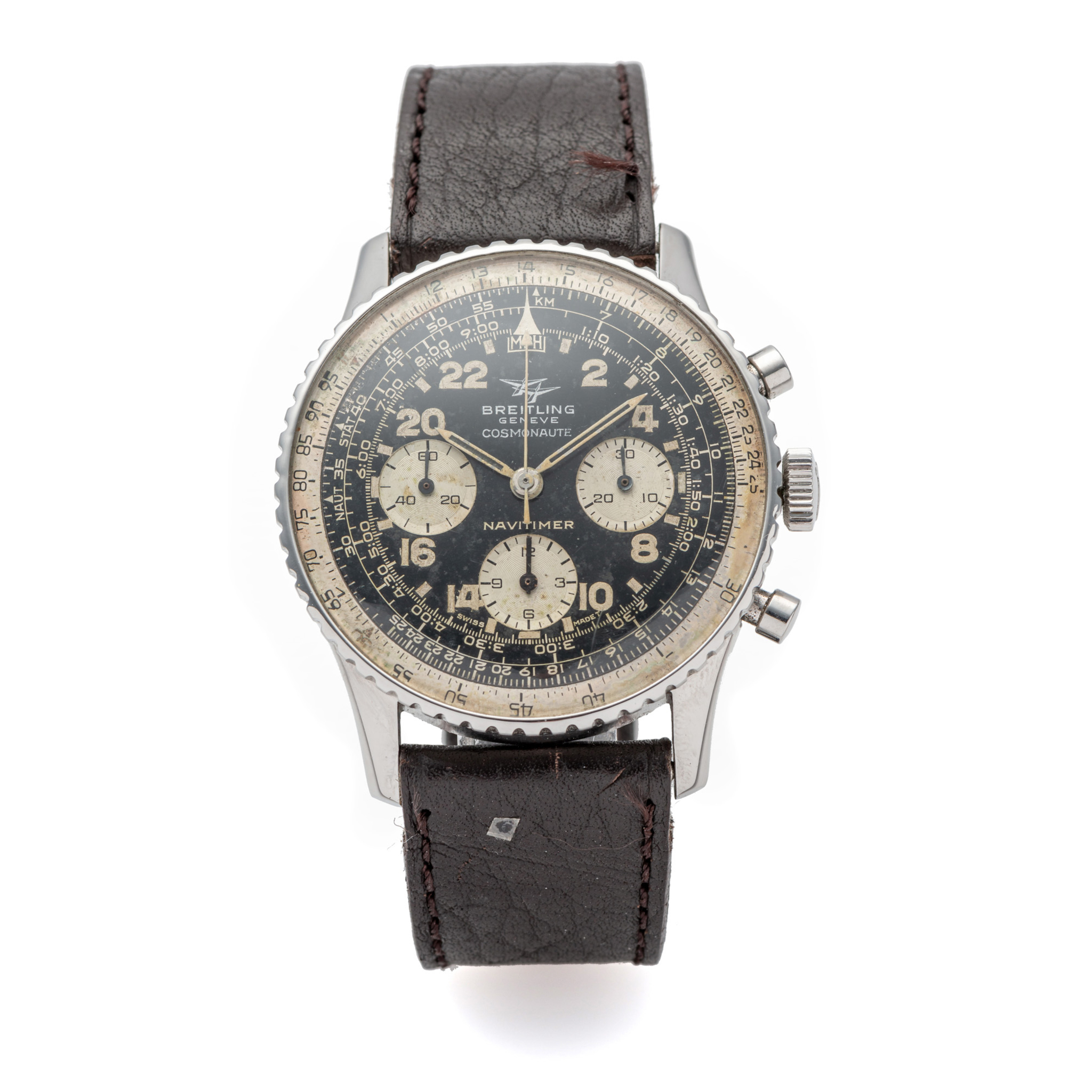 BREITLING, REF. 809, COSMONAUTE, 24-HOUR DIAL, STEEL