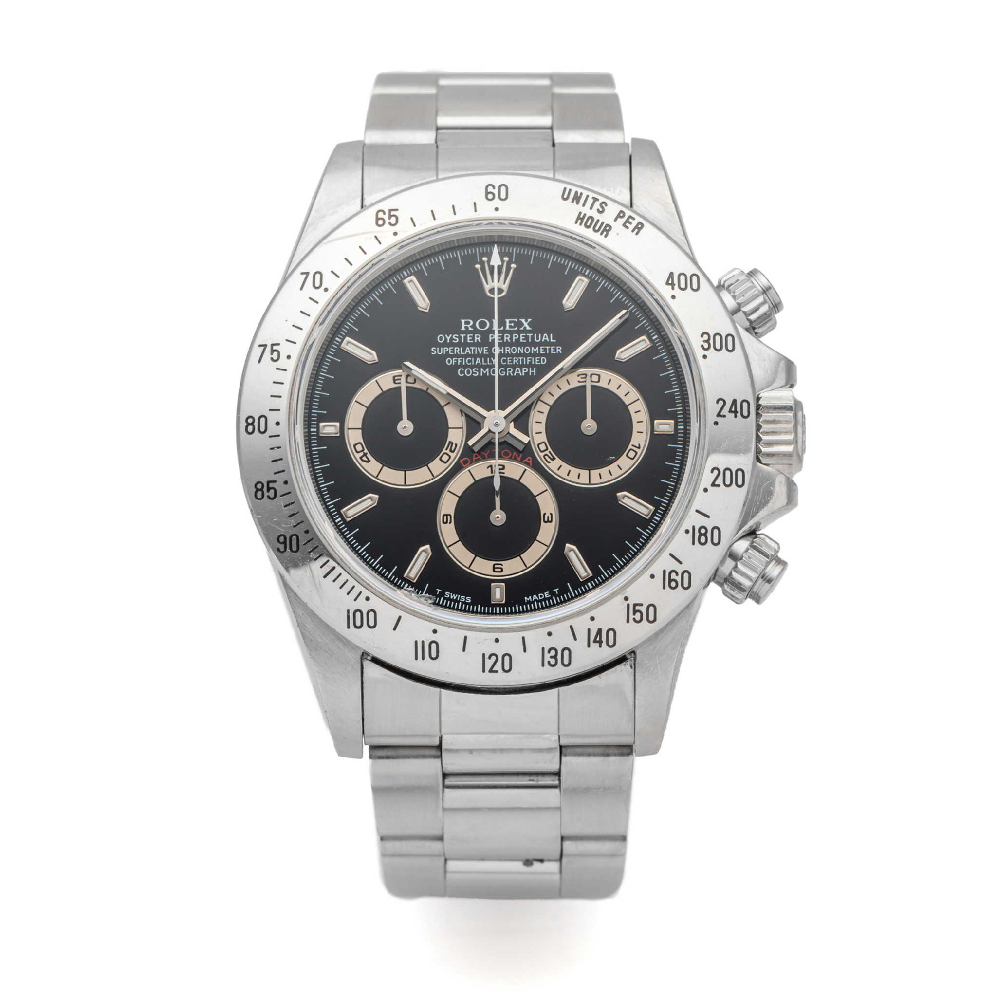 ROLEX, REF. 16520, DAYTONA «ZENITH», COLOR-CHANGE DIAL, T SERIAL, STEEL