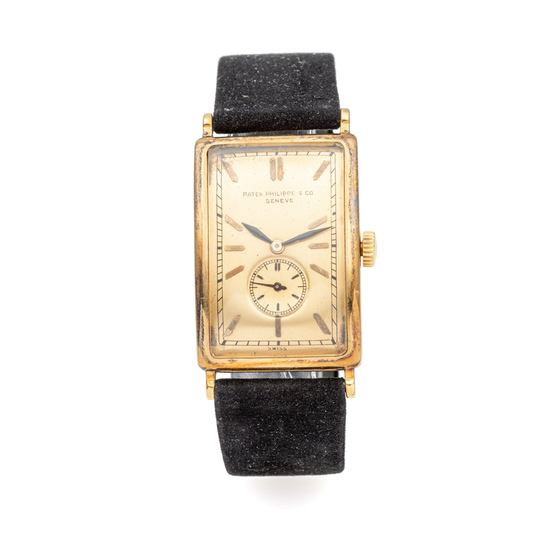 PATEK PHILIPPE, JUMBO ART DECO «SPG & CO», YELLOW GOLD
