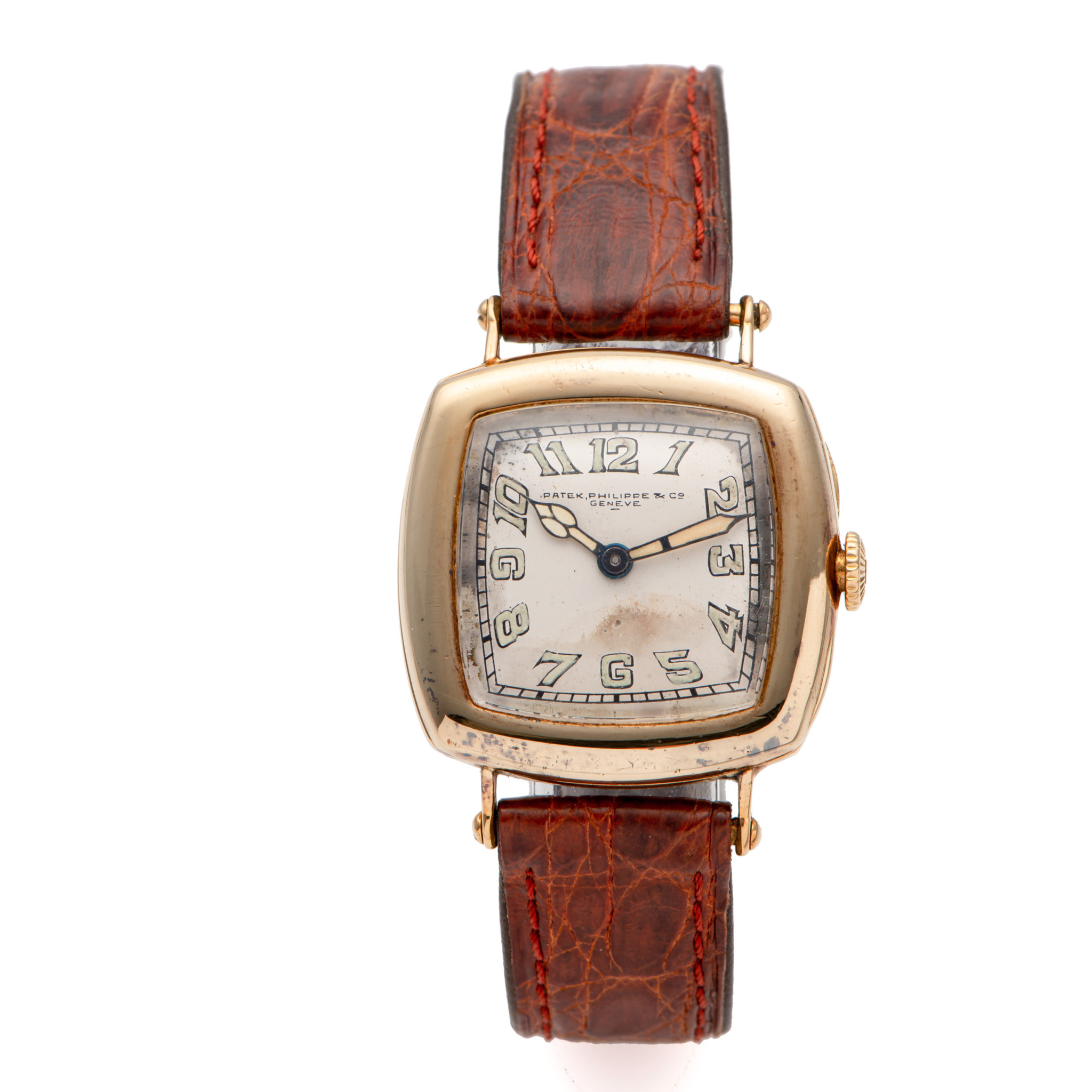 PATEK PHILIPPE, EARLY SQUARE, YELLOW GOLD