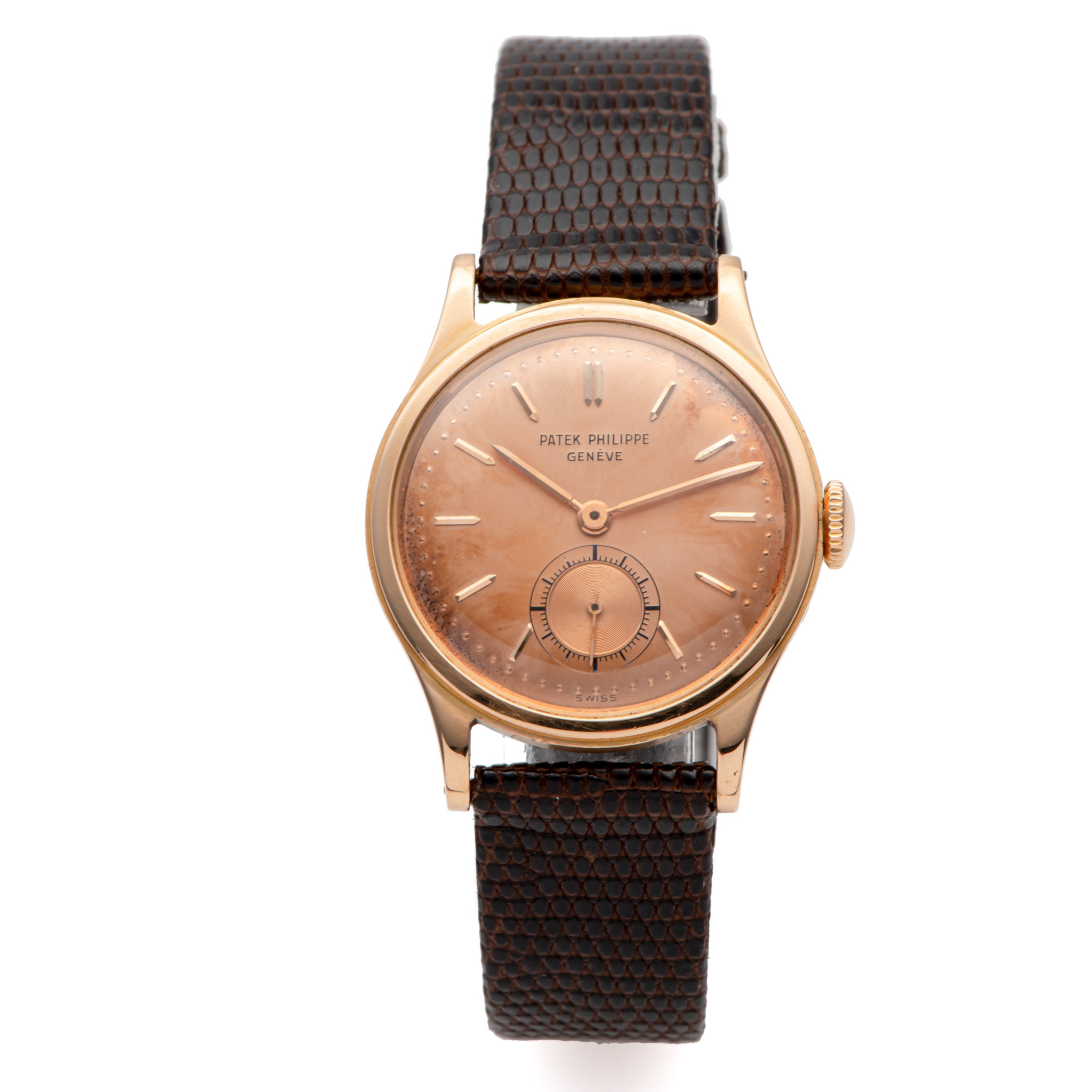 PATEK PHILIPPE, CALATRAVA WATERPROOF, PINK GOLD
