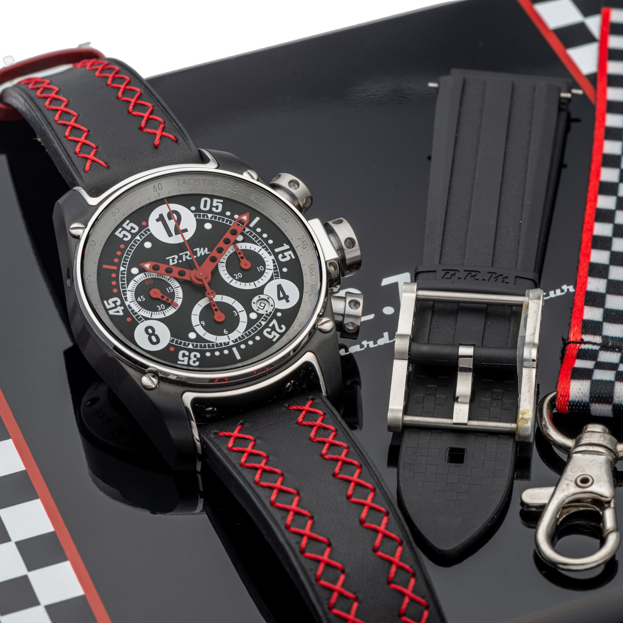 BRM, REF. T-12-44-DRIVEMASTER-AR, CHRONOGRAPH, TITANIUM, NEW