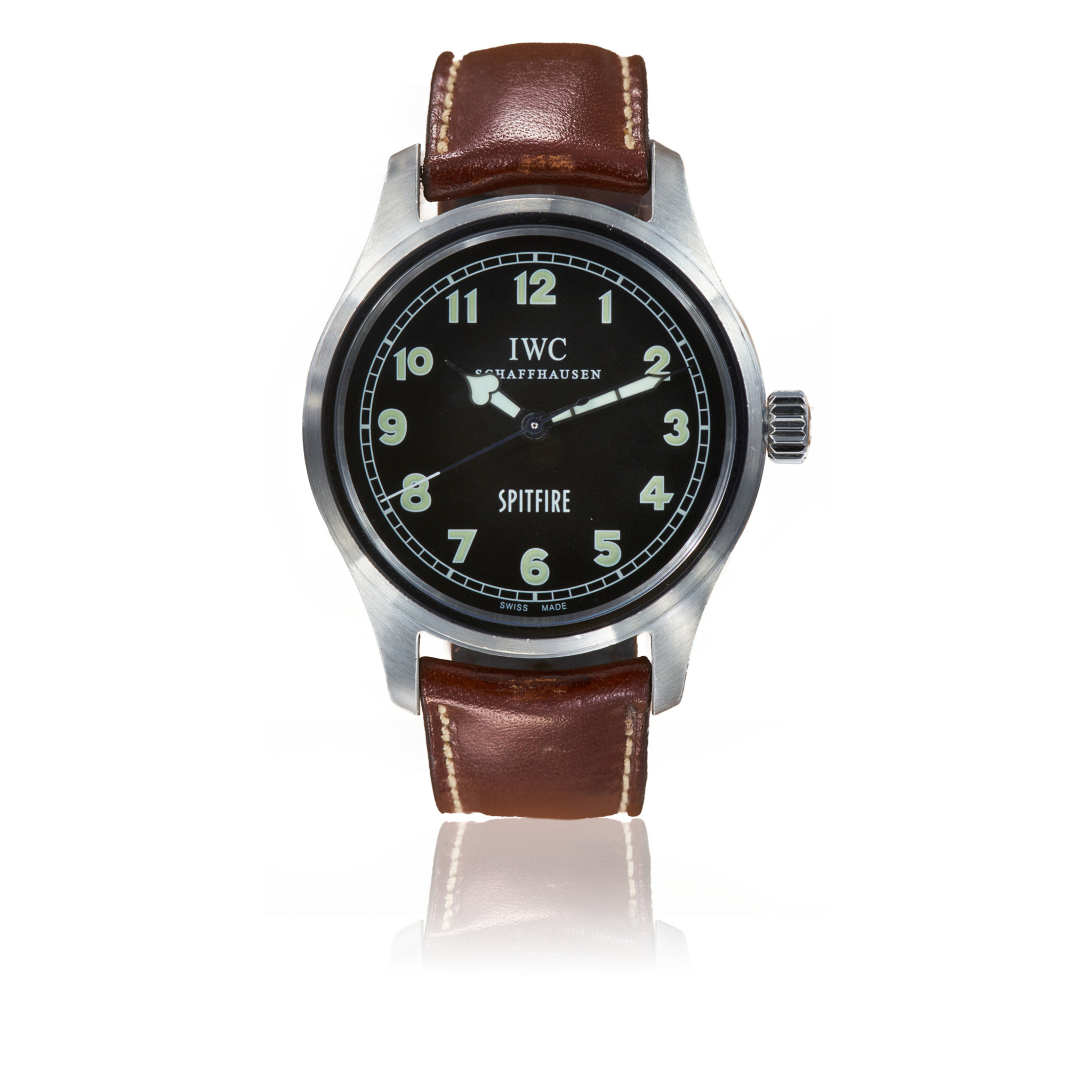 IWC - REF. 3523, SELF-WINDING, CENTRESECONDS; “MARK XV”, “SPITFIRE”; LIMITED EDITION OF 1 000 PIECES; STAINLESS STEEL