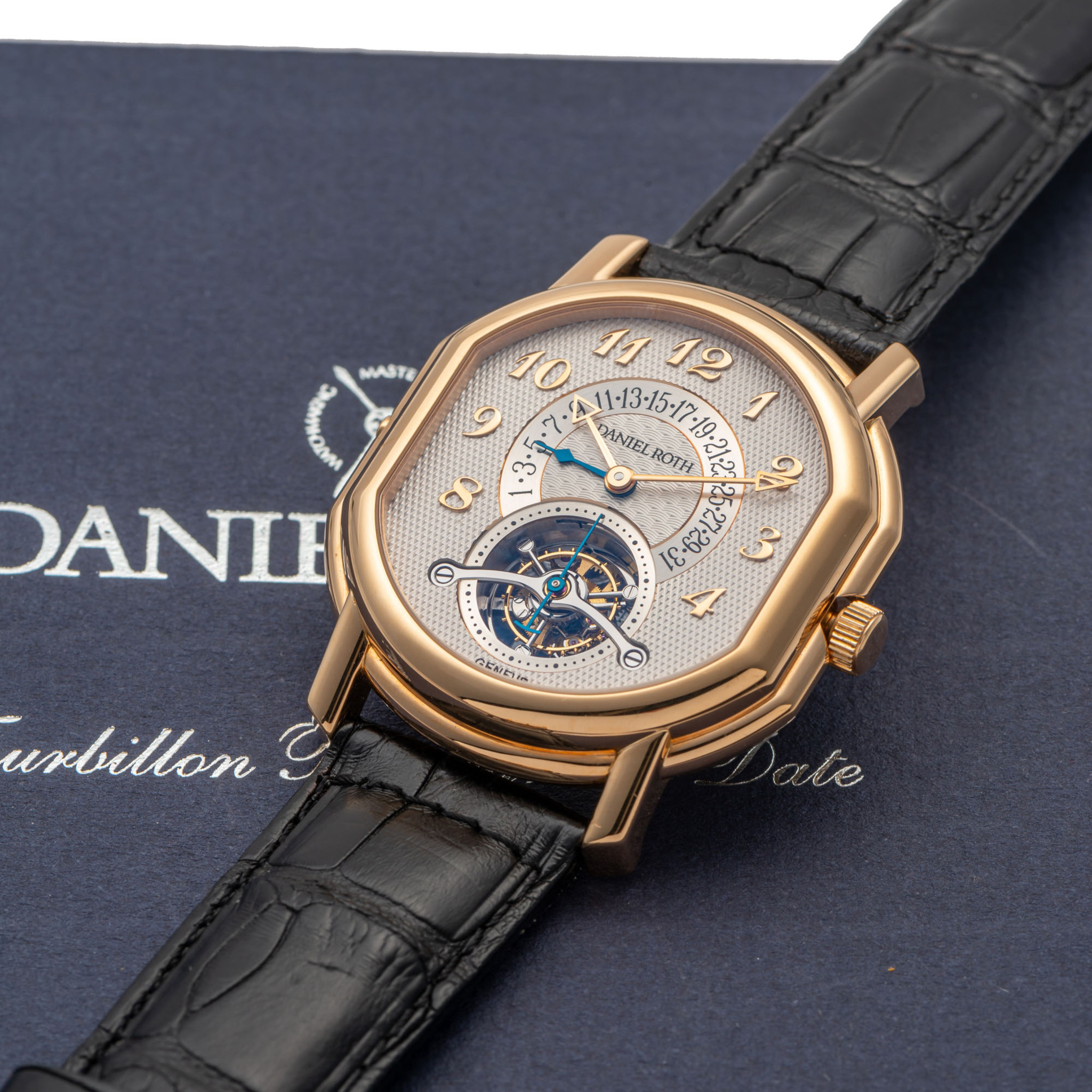 DANIEL ROTH, REF. 196.X.40, TOURBILLON, RETROGRADE DATE