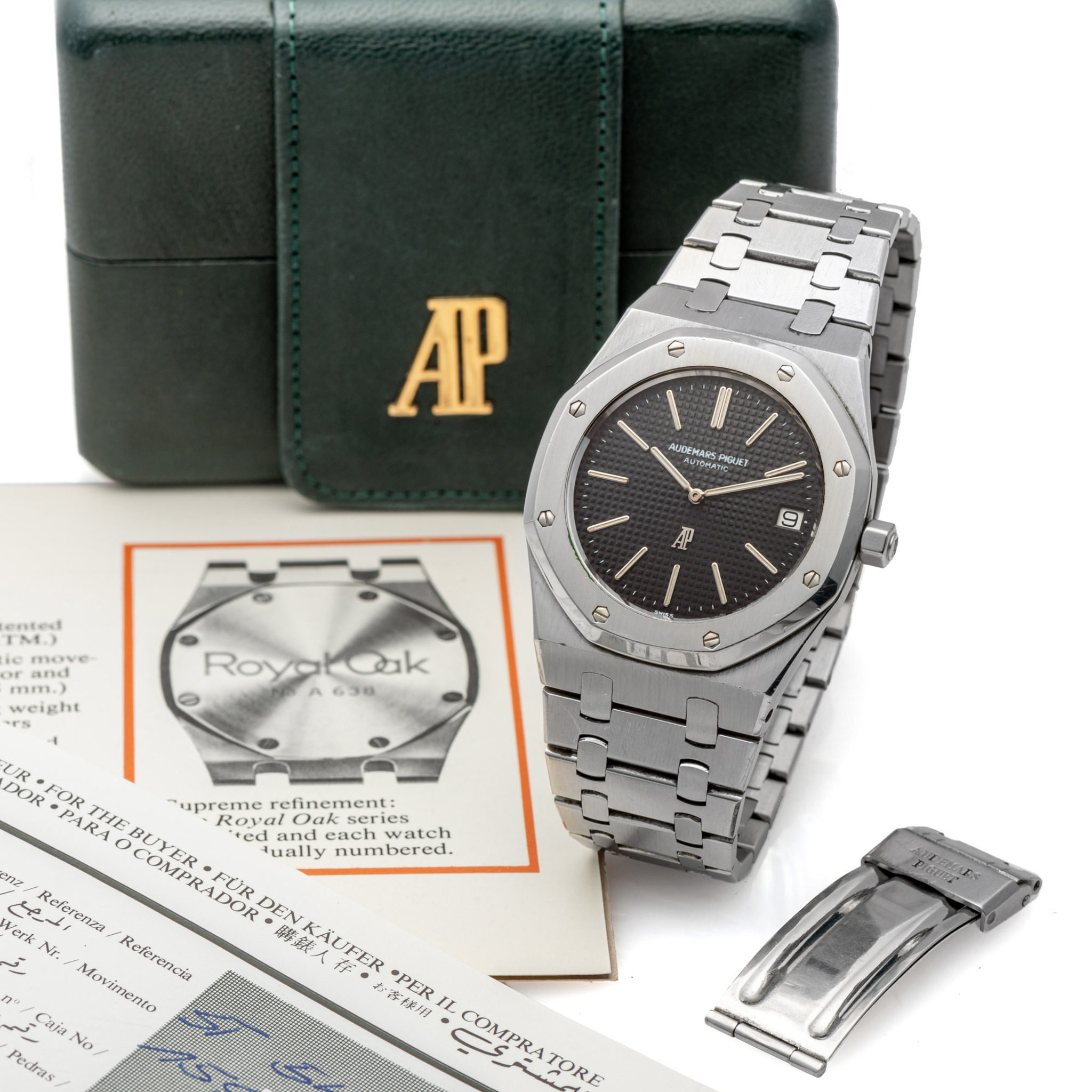 AUDEMARS PIGUET, REF. 5402, «ROYAL OAK», C SERIES, ORIGINAL WARRANTY, STAINLESS STEEL