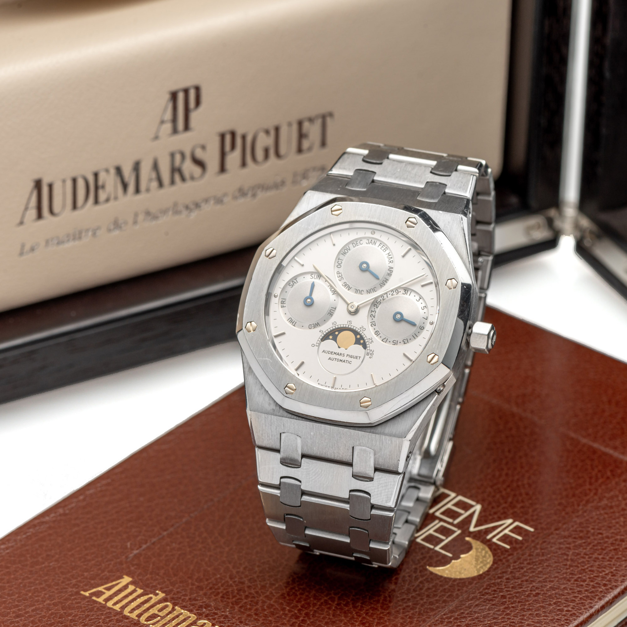 AUDEMARS PIGUET, REF. 25654, ROYAL OAK PERPETUAL CALENDAR, MARK I DIAL, STEEL