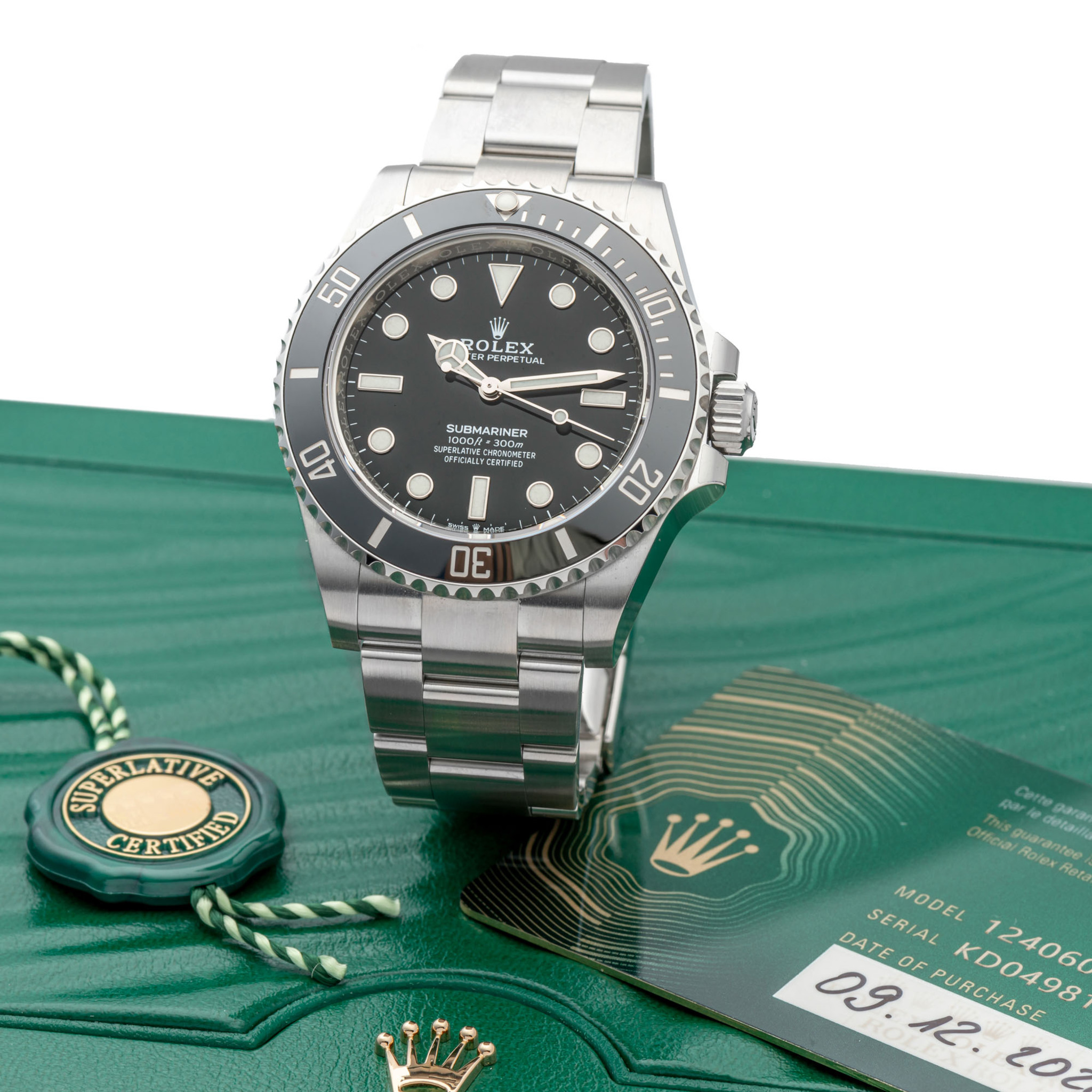 ROLEX, REF. 124060, CERAMIC SUBMARINER, STEEL