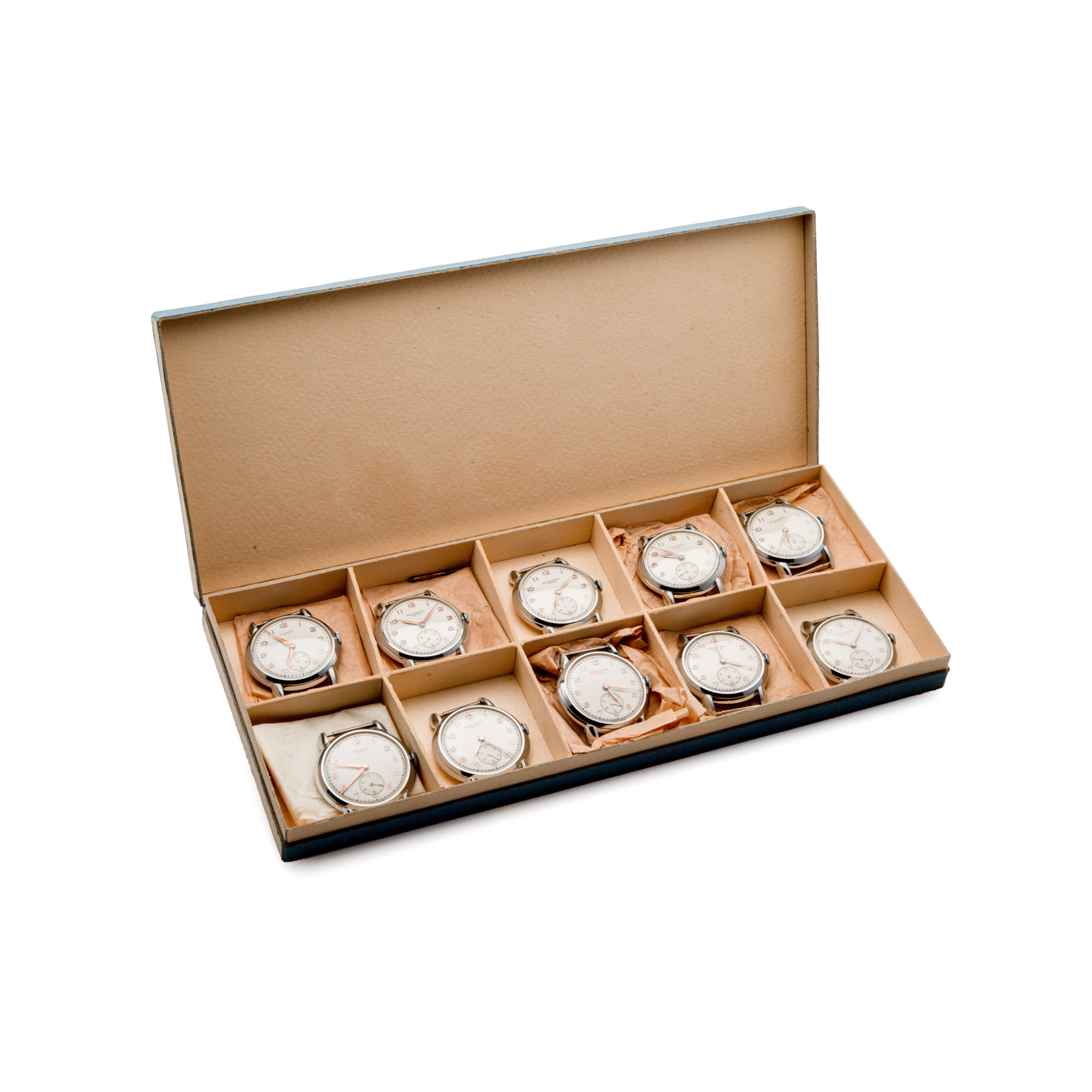 NEUCHATEL WATCH, SET OF 10 NEW OLD STOCK WATCHES