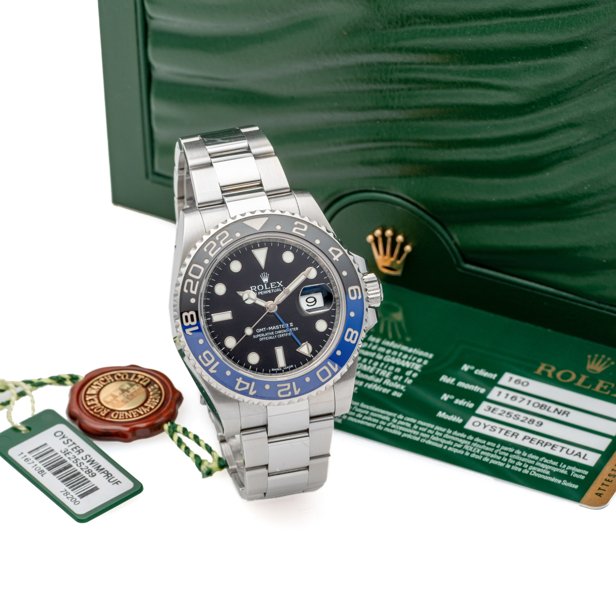 ROLEX, REF. 116710 BLNR, GMT-MASTER II, BATMAN