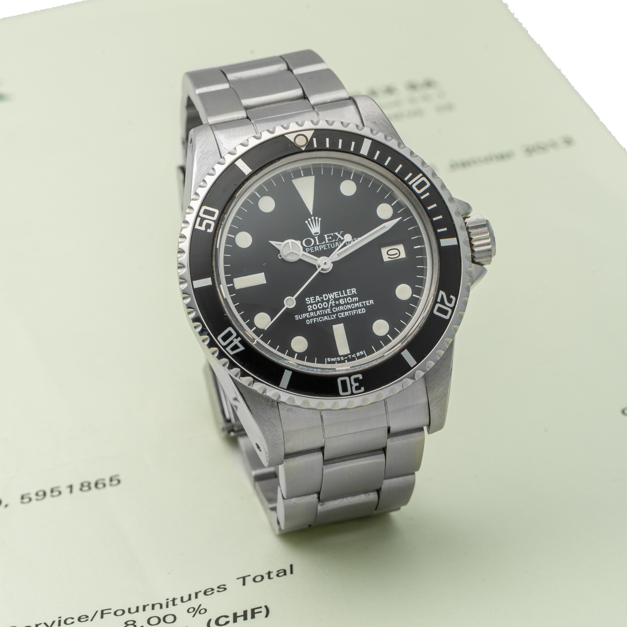 ROLEX, REF. 1665, GREAT WHITE SEADWELLER