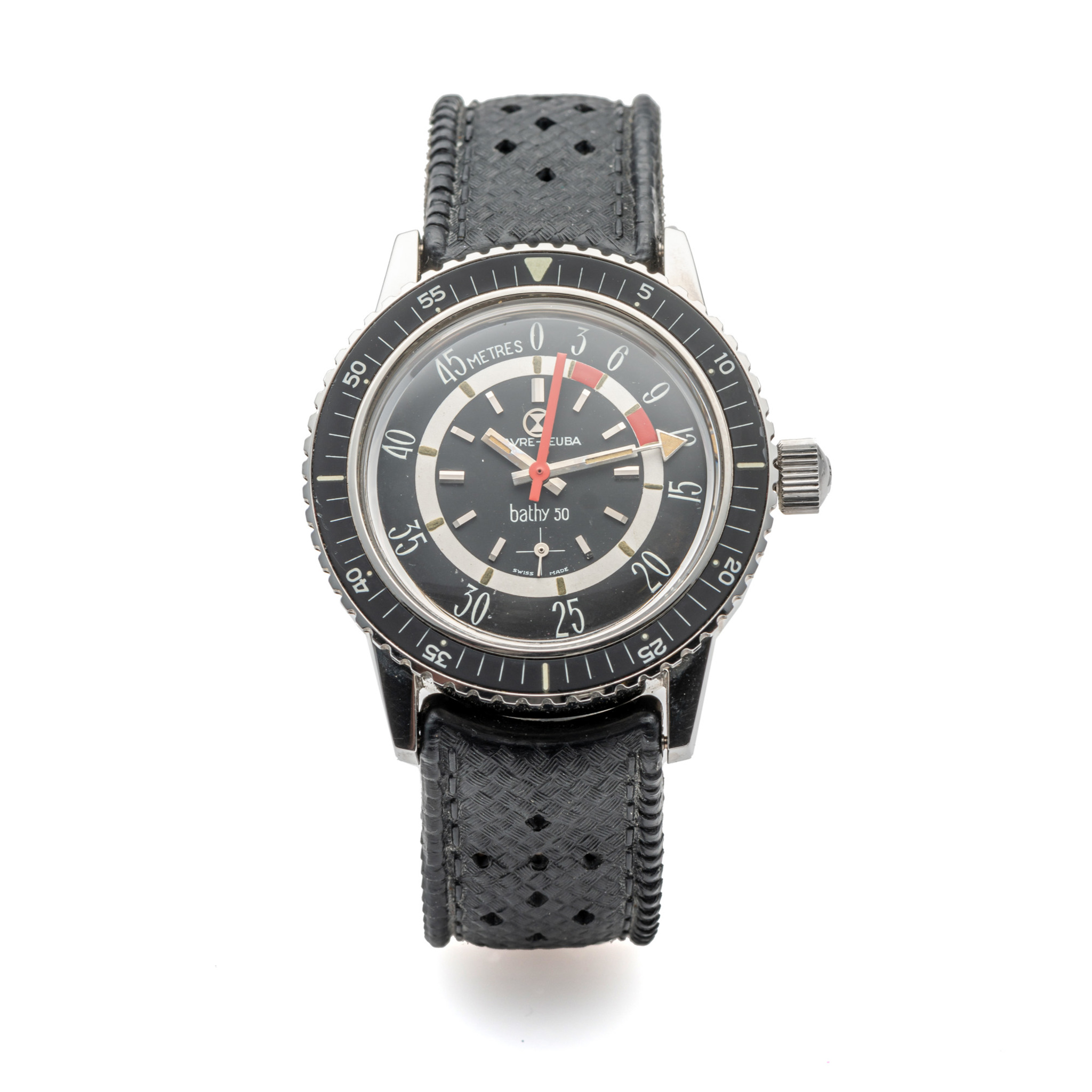 FAVRE LEUBA, BATHY 50, DEPTH GAUGE, STEEL