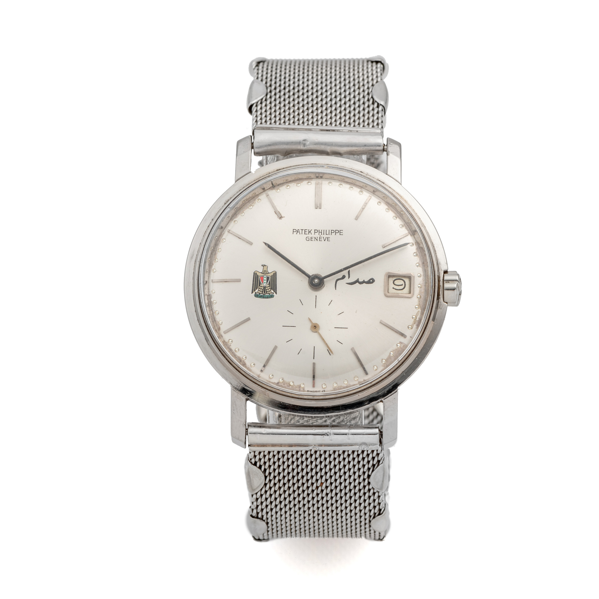 PATEK PHILIPPE, REF. 3445, IRAQ ARAB EAGLE, WHITE GOLD