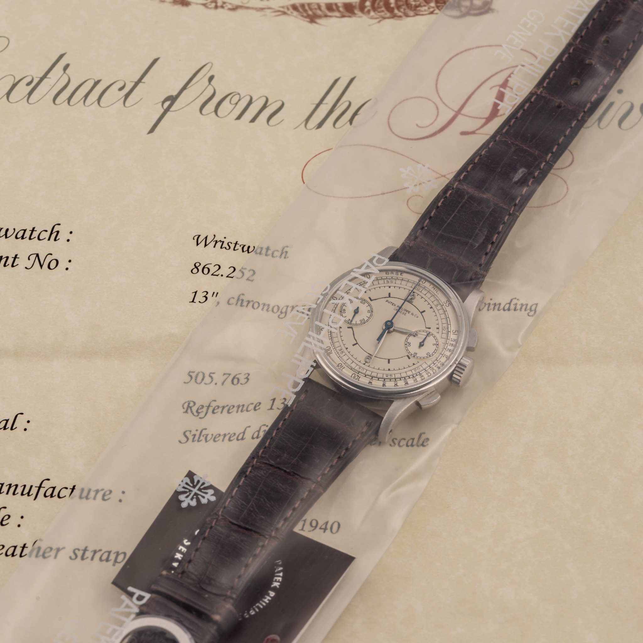 PATEK PHILIPPE REF. 130 STEEL, SECTOR DIAL