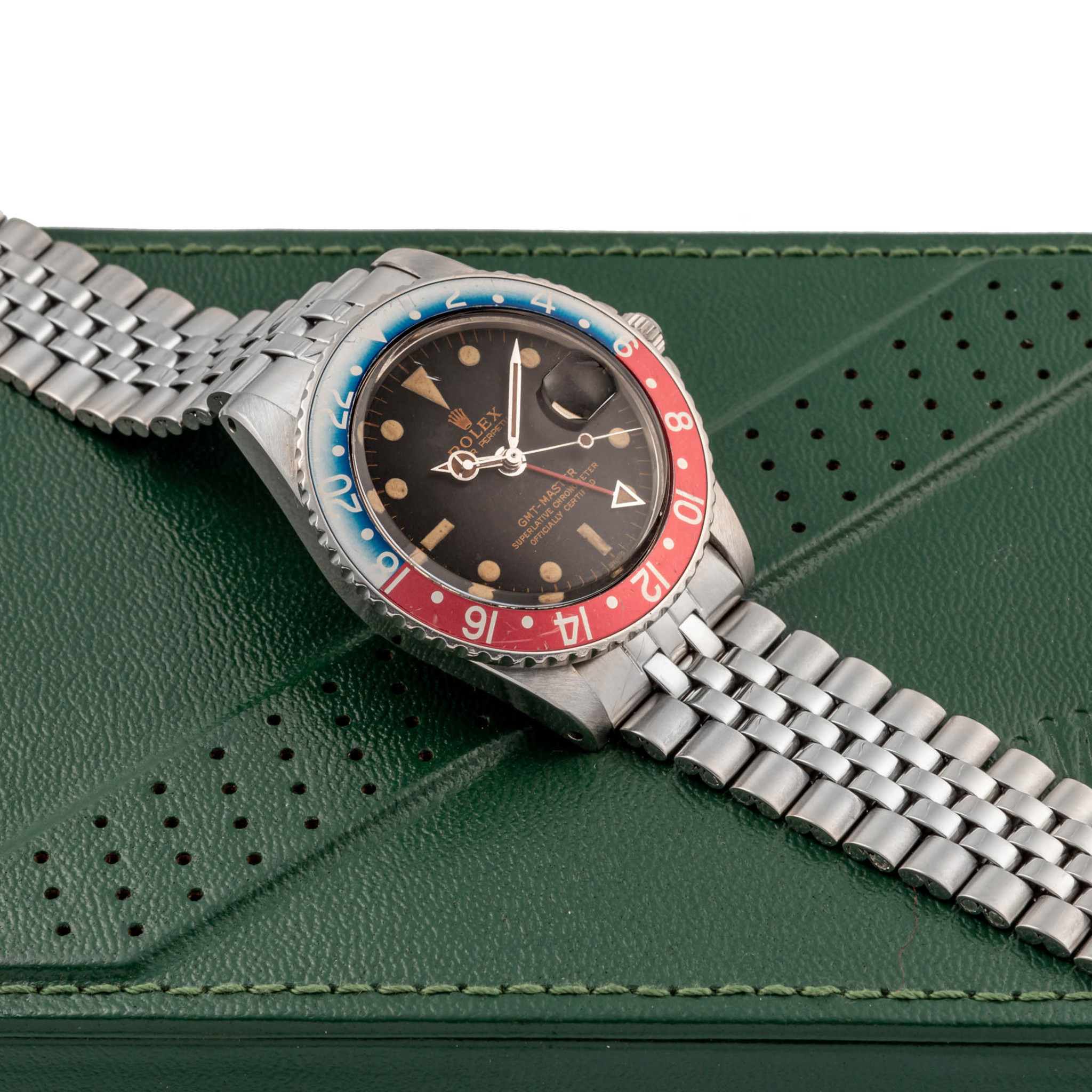 ROLEX, REF.1675, GMT MASTER, POINTED CROWN GUARDS