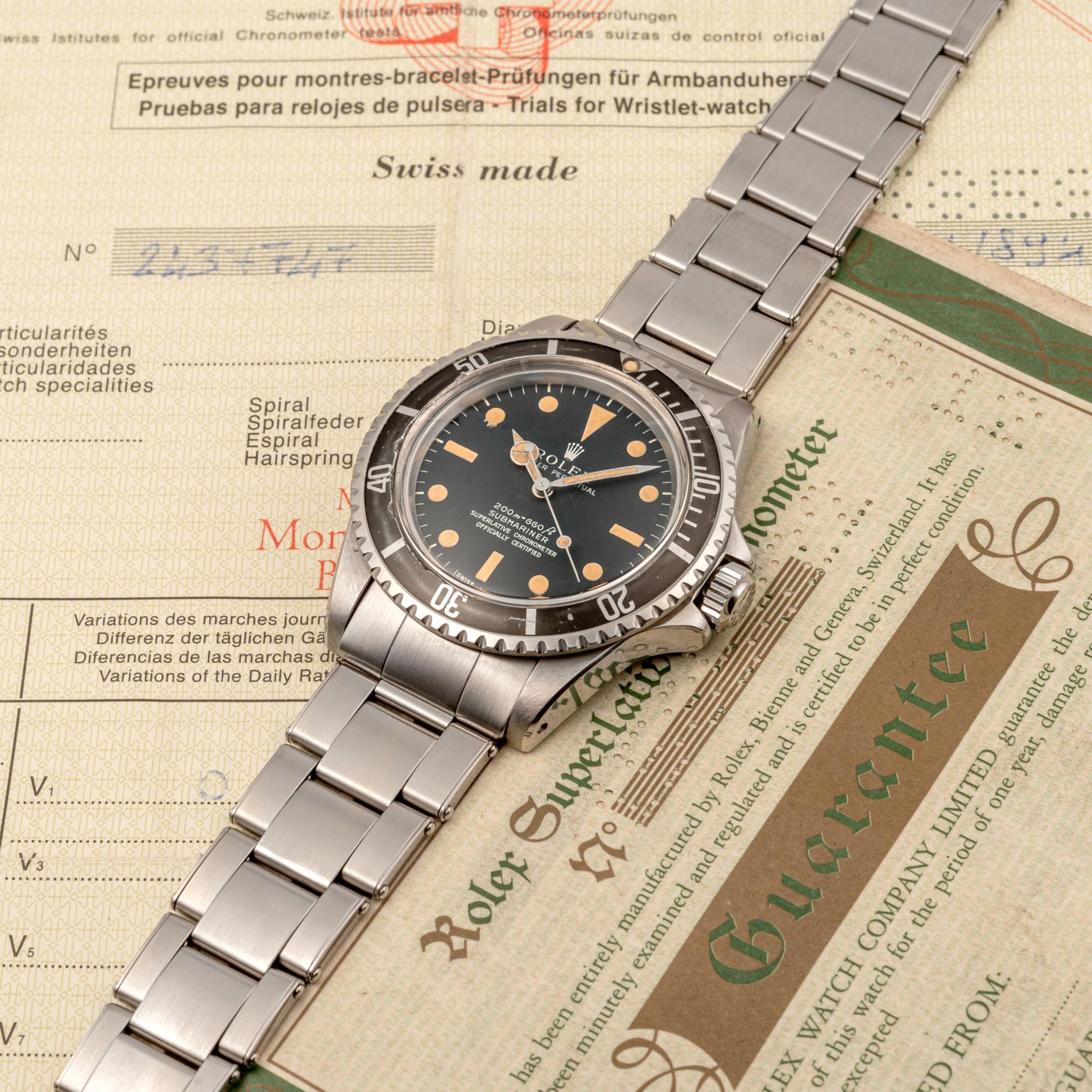 ROLEX, REF.5512, SUBMARINER