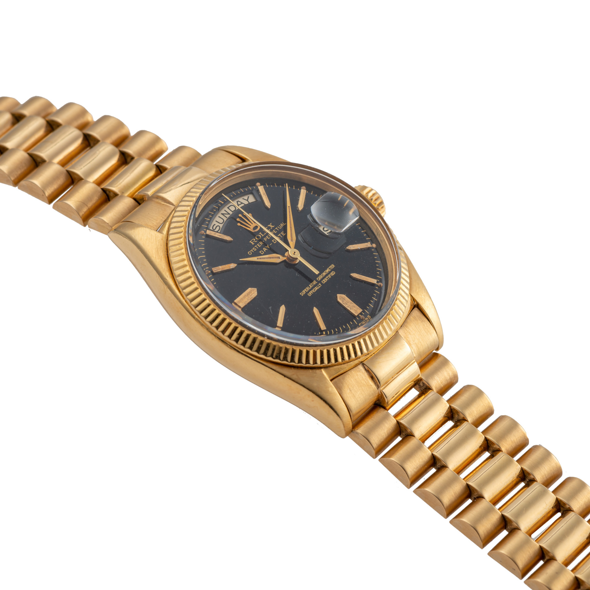 ROLEX, REF. 6611, DAY-DATE, YELLOW GOLD