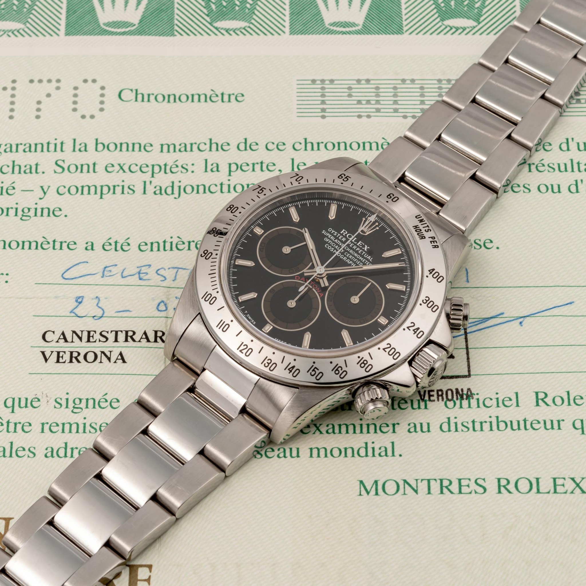 ROLEX, REF.16520, DAYTONA, T SERIAL, DARK BROWN COLOR CHANGE DIAL