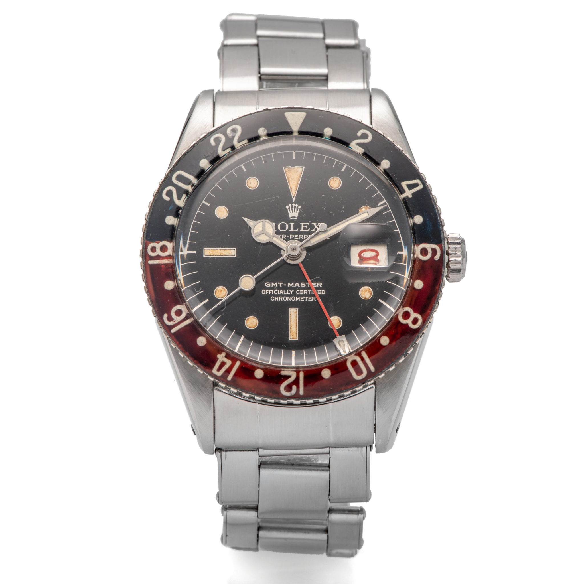 ROLEX, REF. 6542, GMT MASTER GILT DIAL, BAKELITE BEZEL