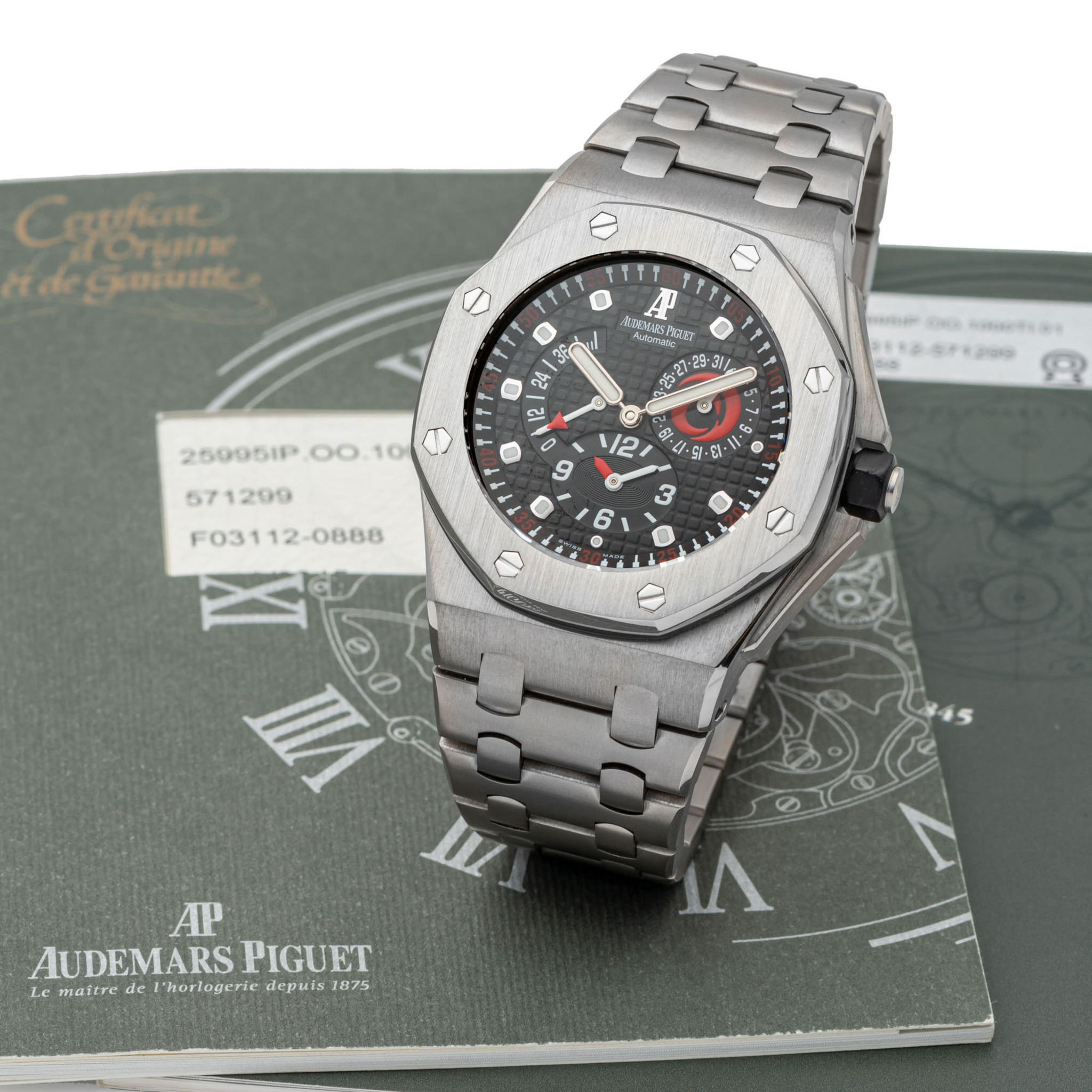 AUDEMARS PIGUET, REF. 25995, ROYAL OAK, ALINGHI 2003 AMERICA’S CUP, NO. 888, TITANIUM