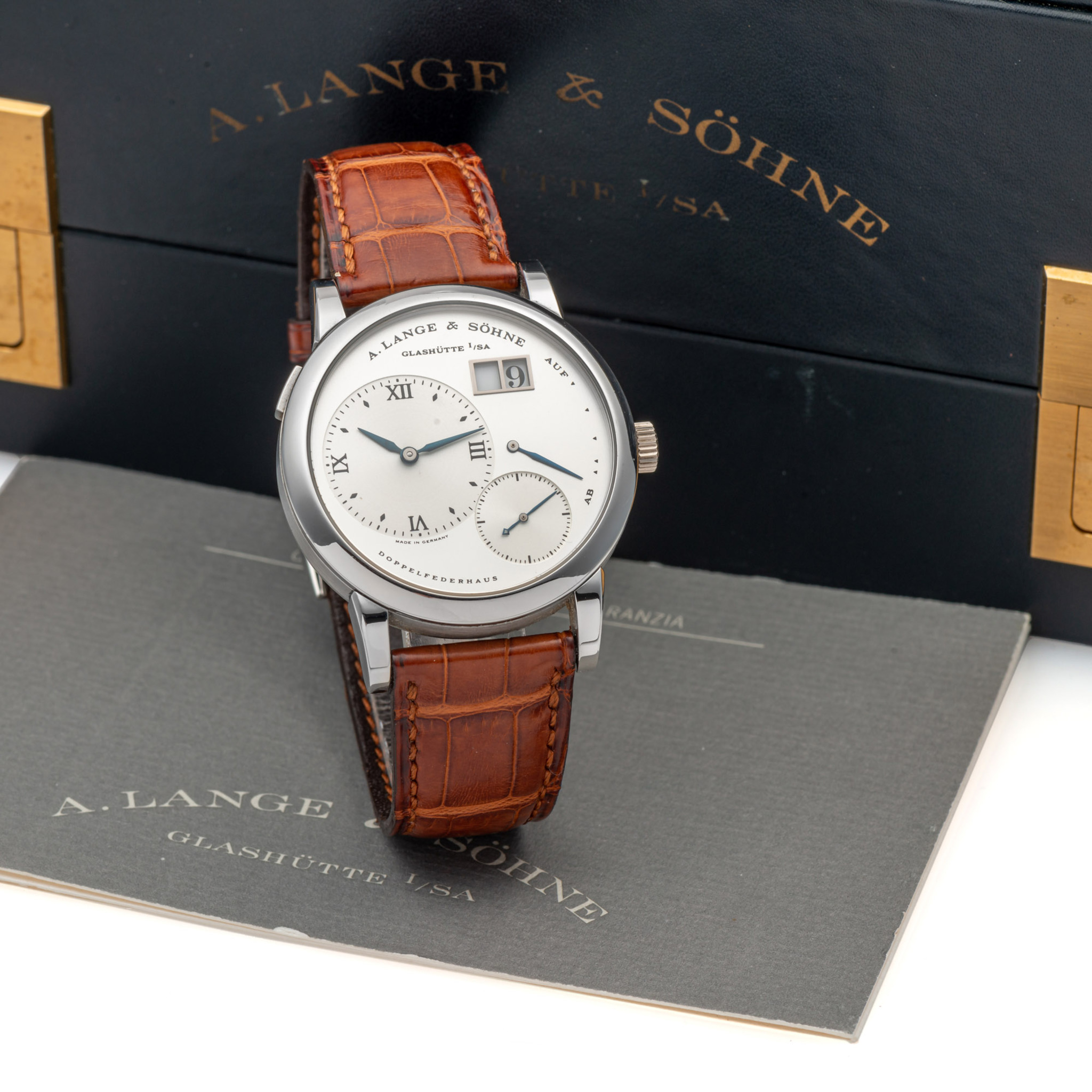 LANGE & SOHNE, REF. 101.026, LANGE 1 STEEL, FULL SET