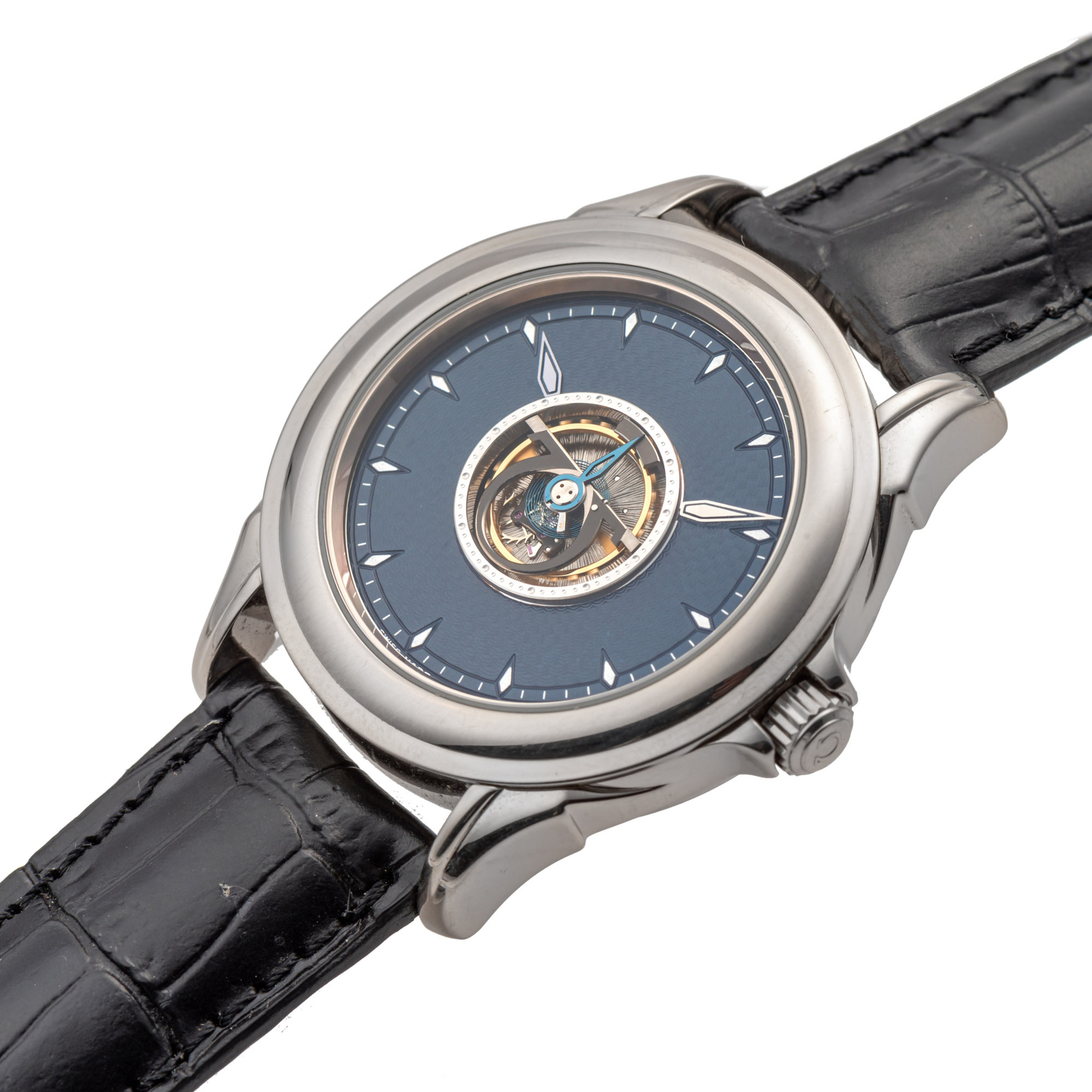 OMEGA, TOURBILLON CENTRAL, WHITE GOLD