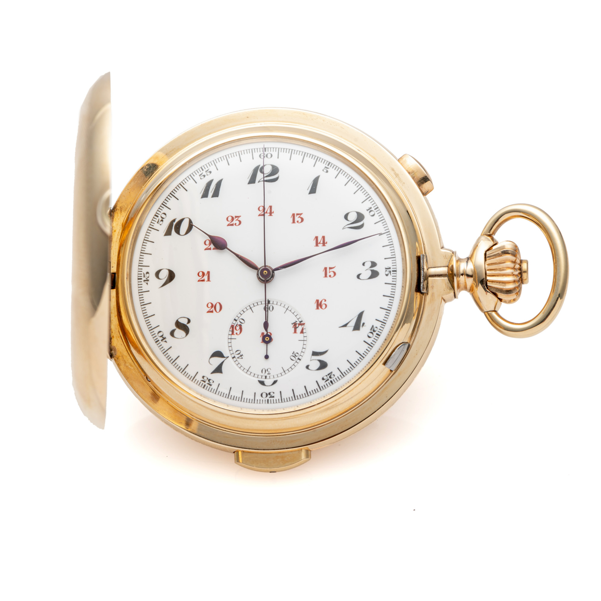 MINUTE-REPEATING WITH CHRONOGRAPH, YELLOW GOLD