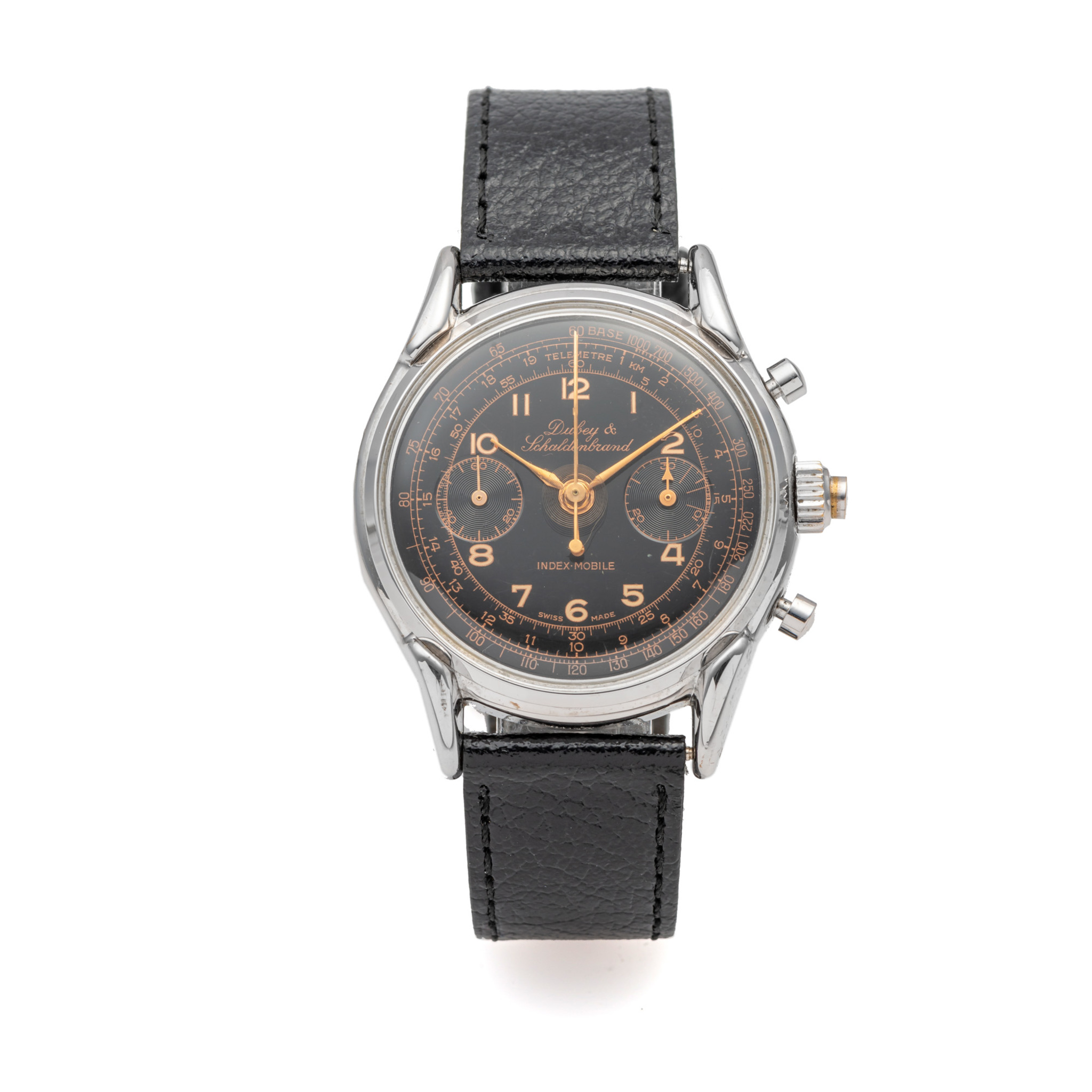 DUBEY & SCHALDENBRAND, INDEX MOBILE, BLACK DIAL, STEEL