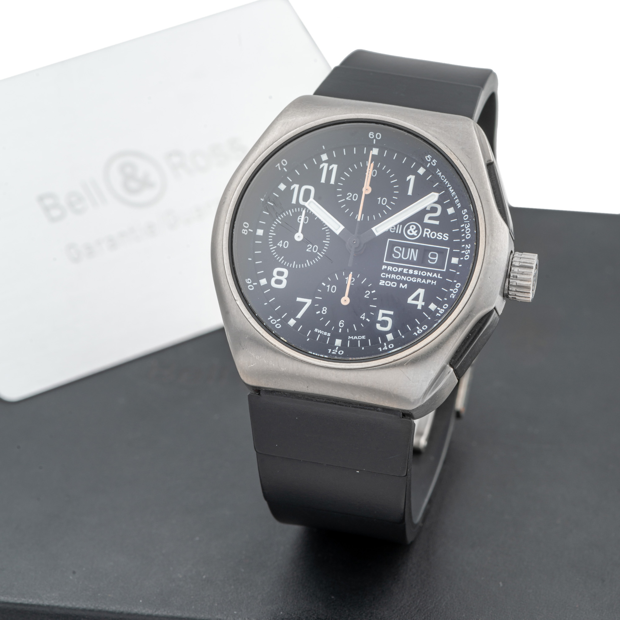 BELL & ROSS, REF. 300.A-T, SPACE 3, TITANIUM
