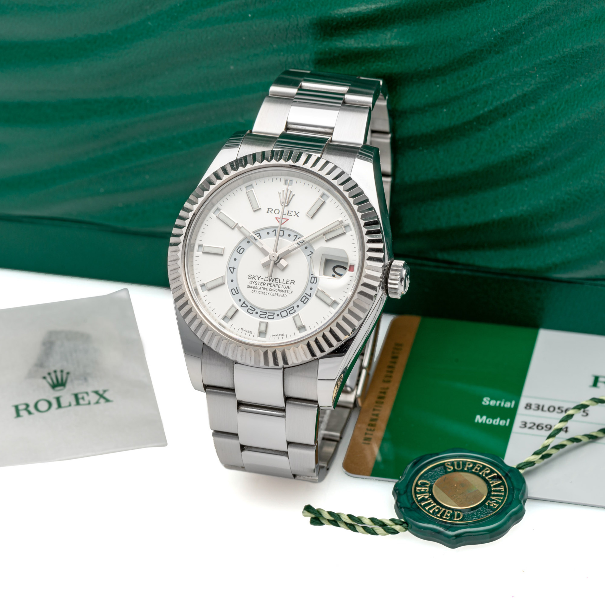 ROLEX, REF. 326934, SKY-DWELLER, STEEL