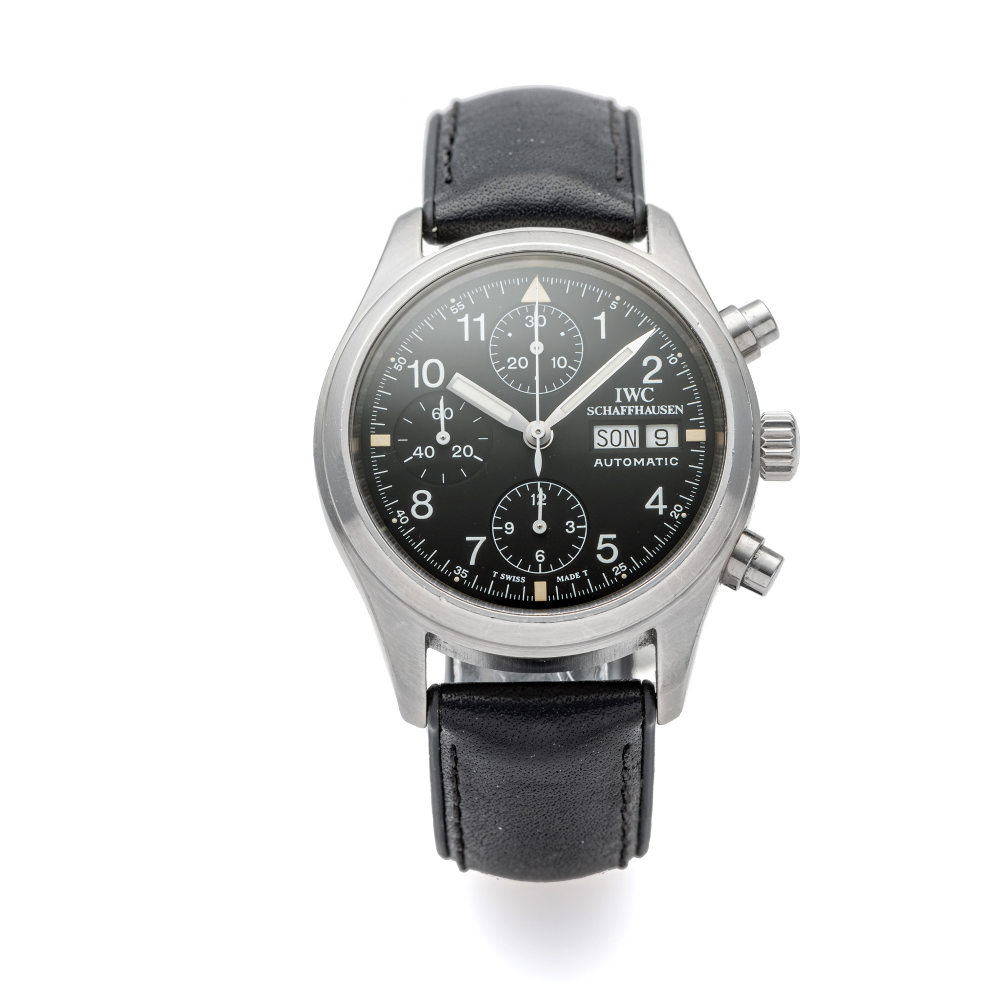 IWC, REF. 3706, DER FLIEGERCHRONOGRAPH, DAY-DATE, STEEL