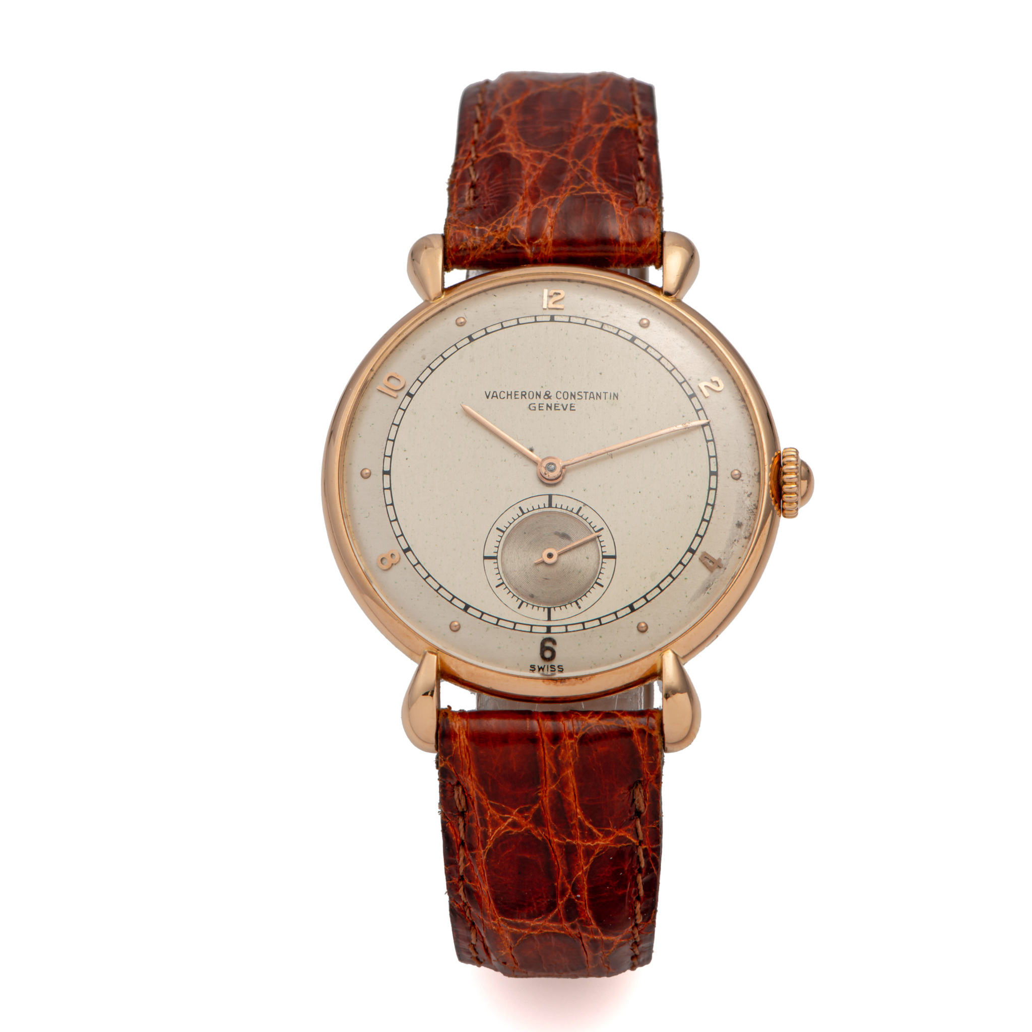 VACHERON CONSTANTIN, OVERHANGING LUGS, YELLOW GOLD