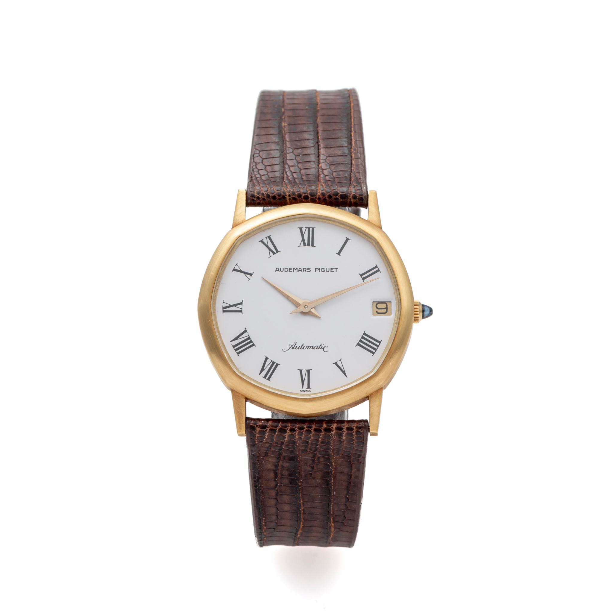 AUDEMARS PIGUET, OCTAGONAL, AUTOMATIC, YELLOW GOLD