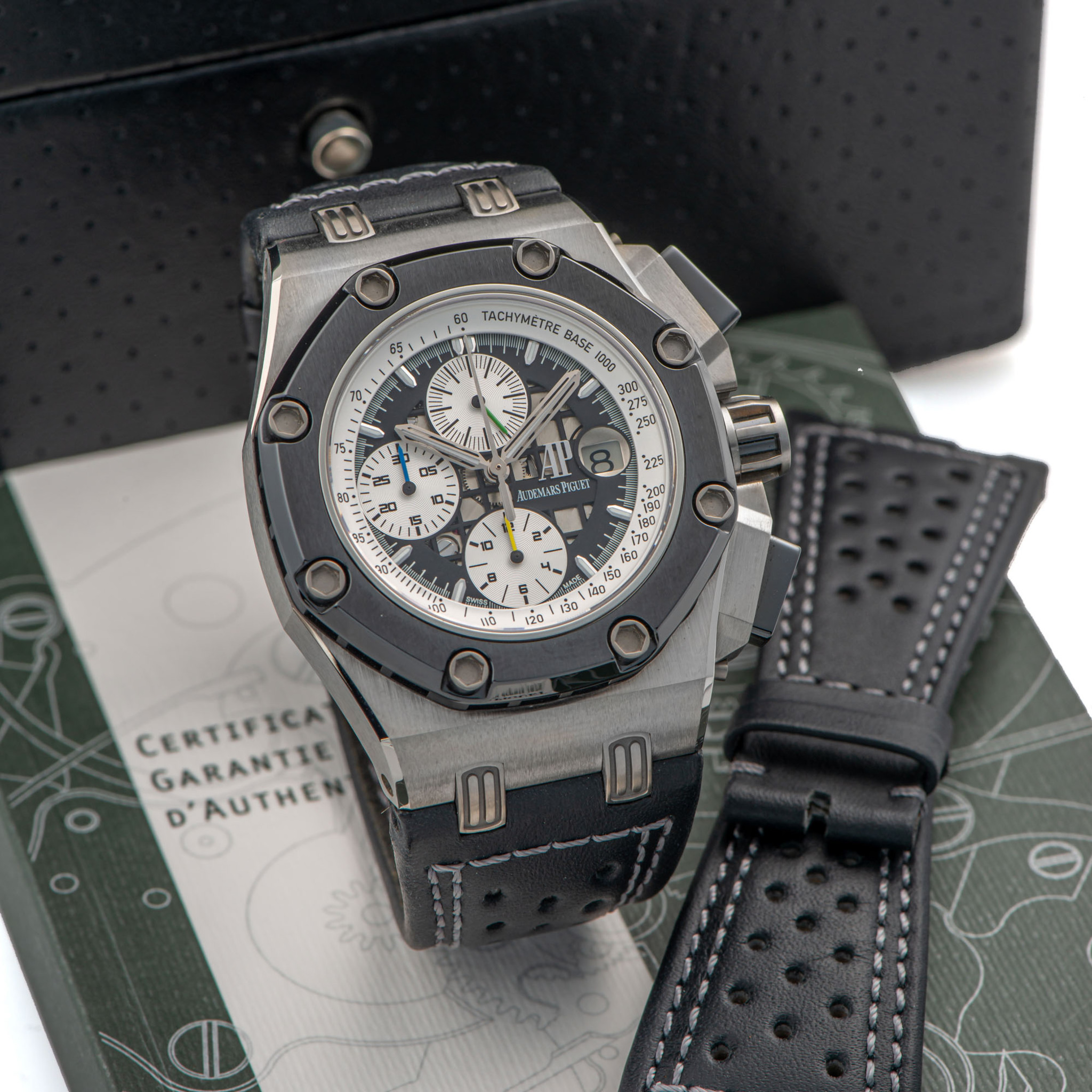 AUDEMARS PIGUET, REF. 26078, ROYAL OAK OFFSHORE, RUBENS BARRICHELLO, CHRONOGRAPH TITANIUM AND CERAMIC