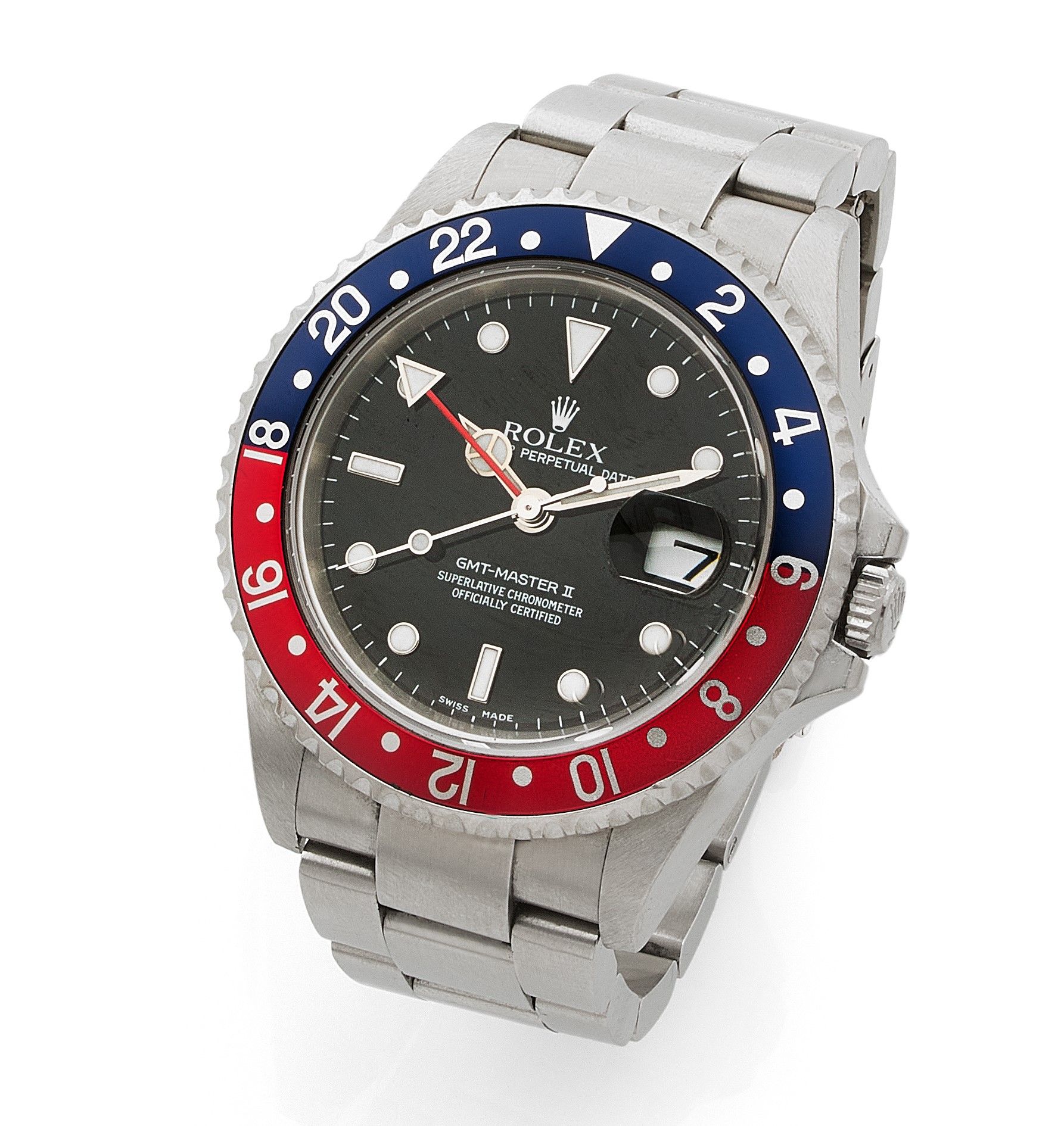 ROLEX GMT Master II "Pepsi", ref. 16710 T, n° F744494 Vers 2004